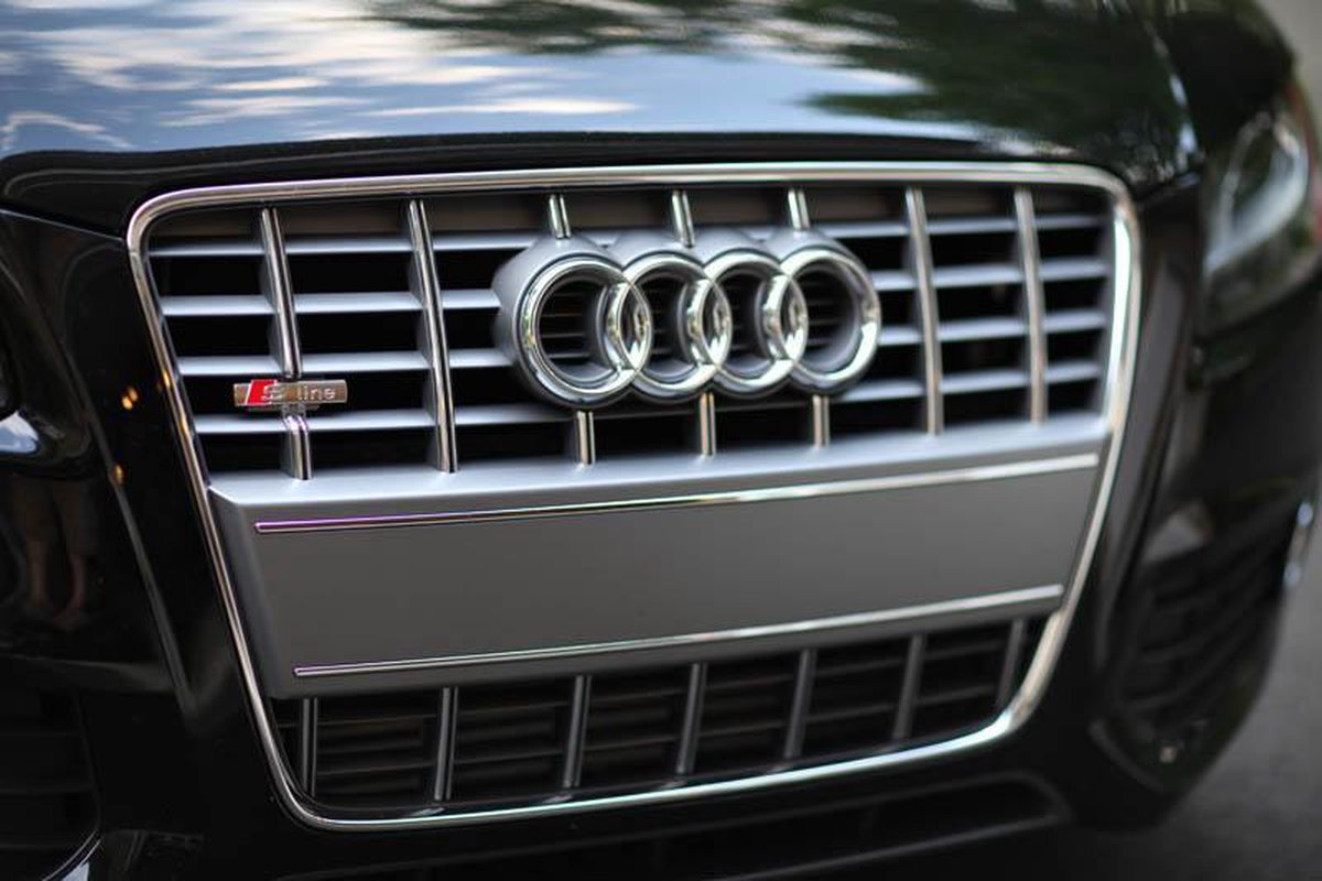 S-Line Front Grill Chrome Emblem Badge