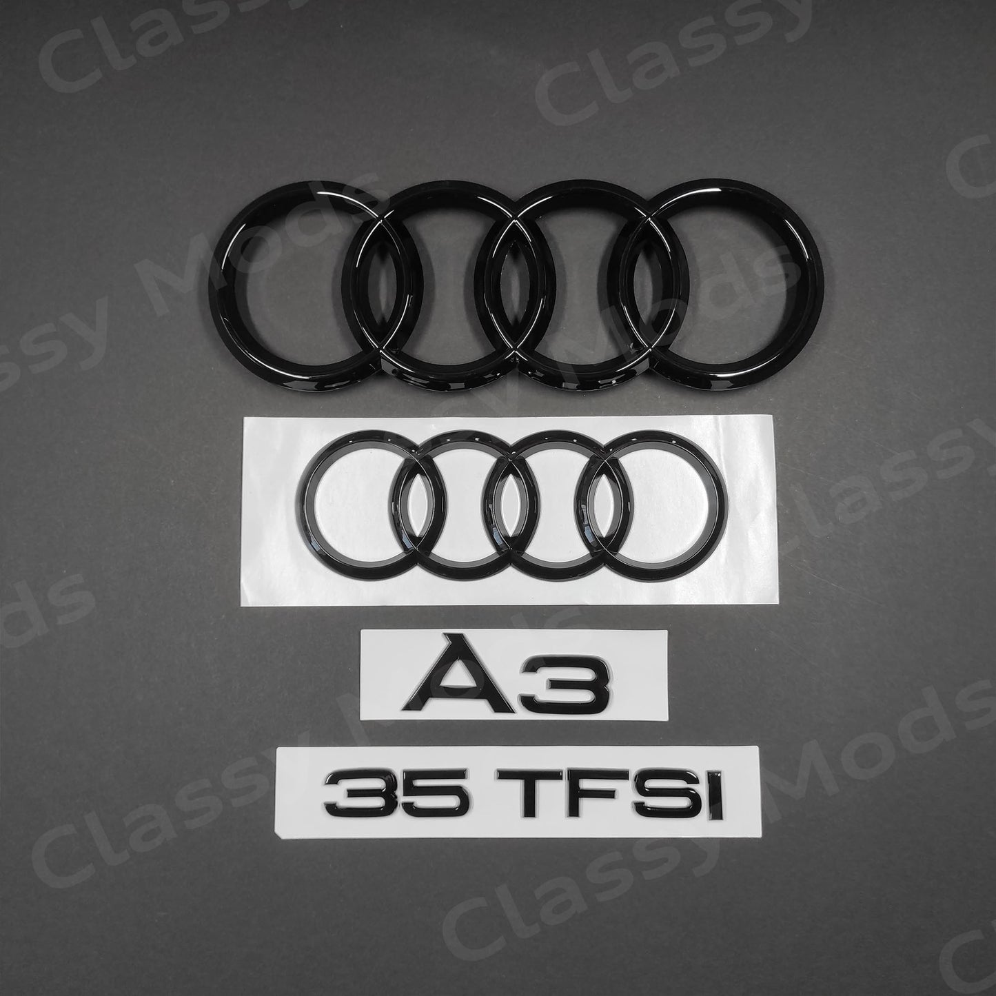 Audi A3 8V 35TFSI Gloss Black Set 2016-2020