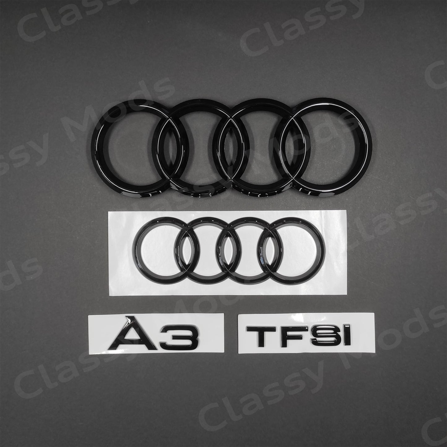 Audi A3 TFSI Gloss Black Set 2012-2020