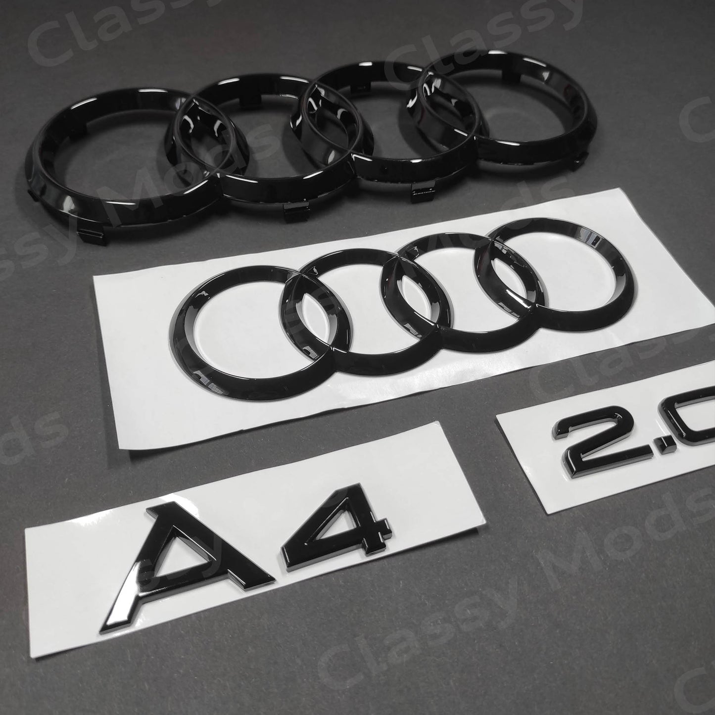 Audi A4 2.0T B8 B9 Gloss Black Set 2009-2019