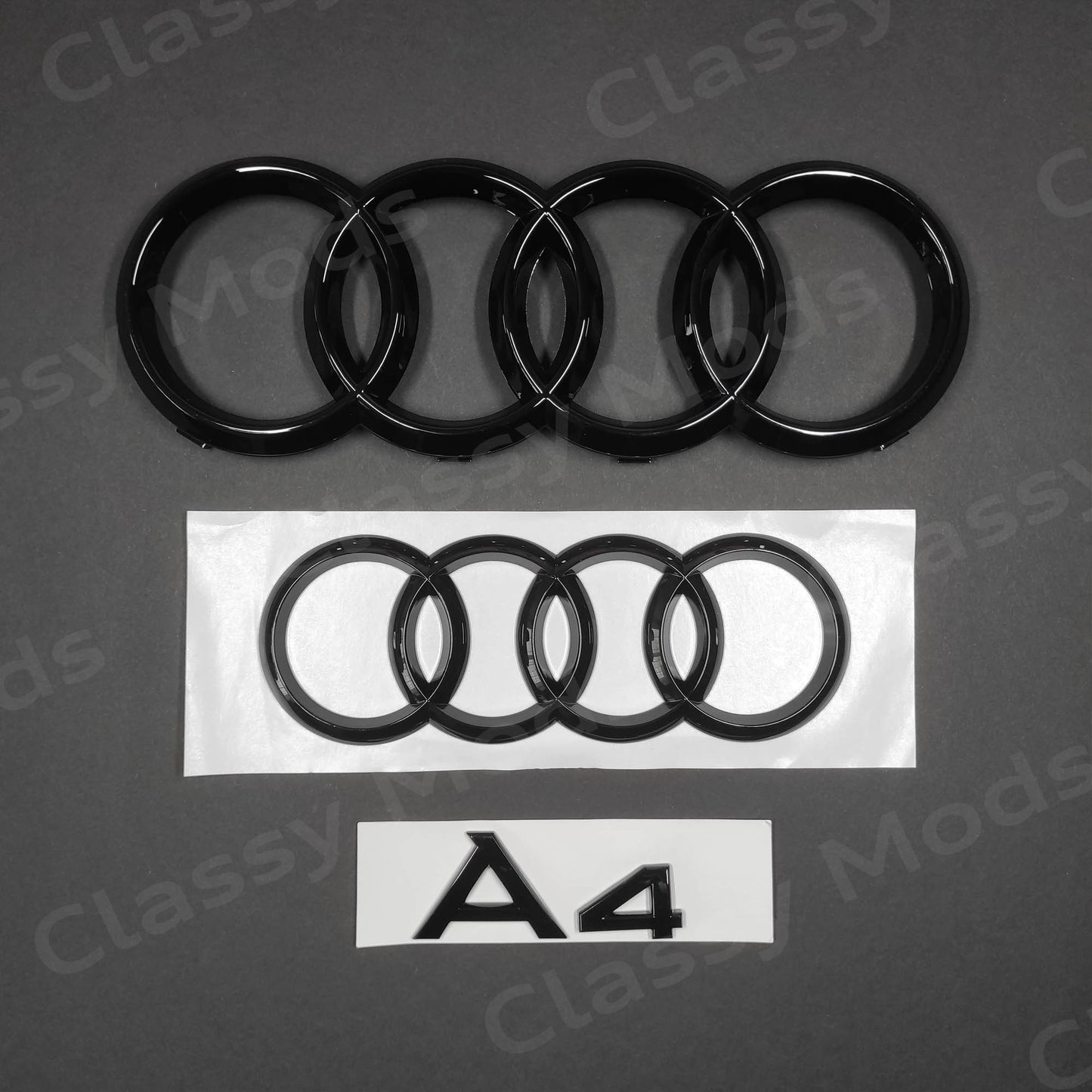 Audi A4 B9.5 Facelift Gloss Black Set 2020-2023