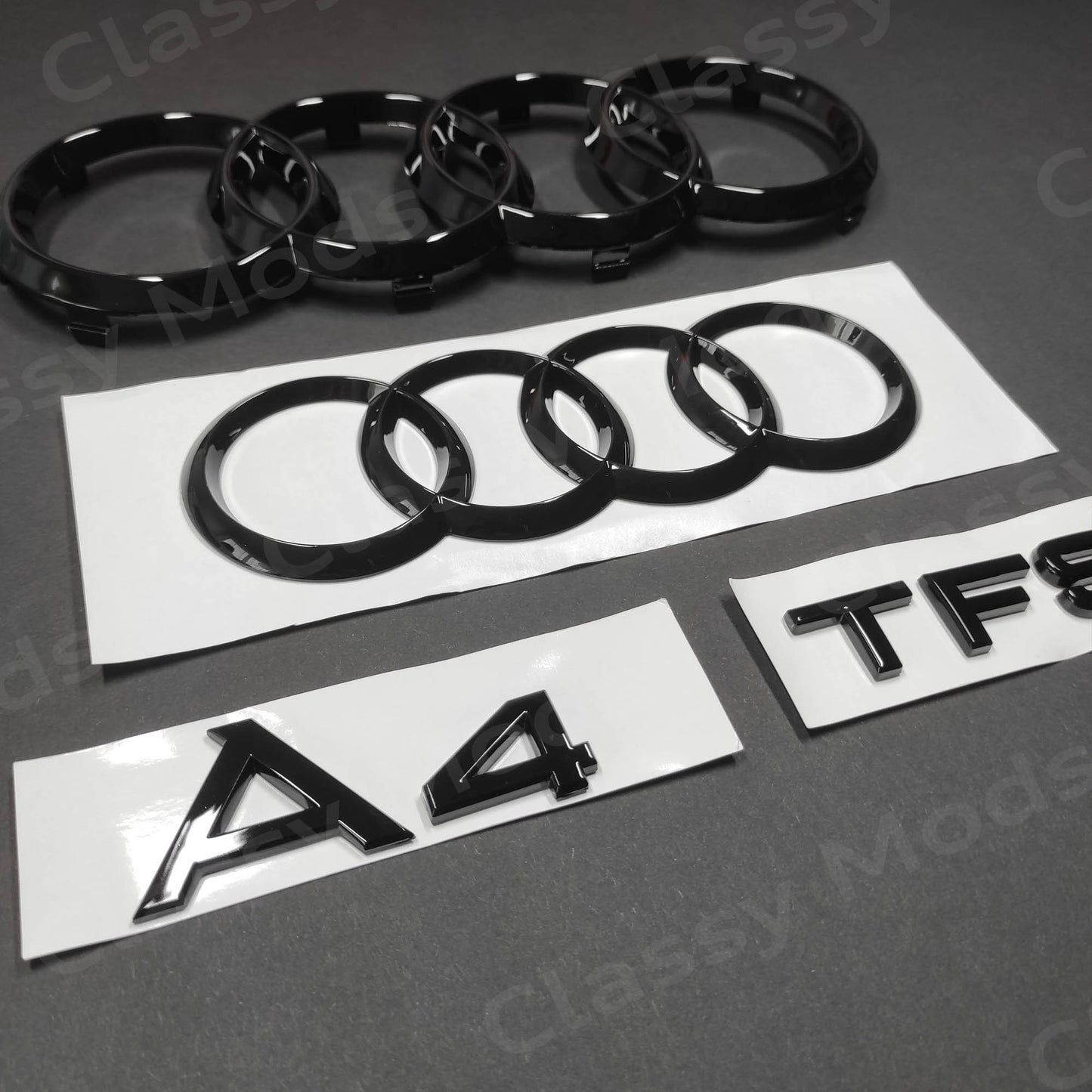 Audi A4 TFSI B8 B9 Gloss Black Set 2009-2019