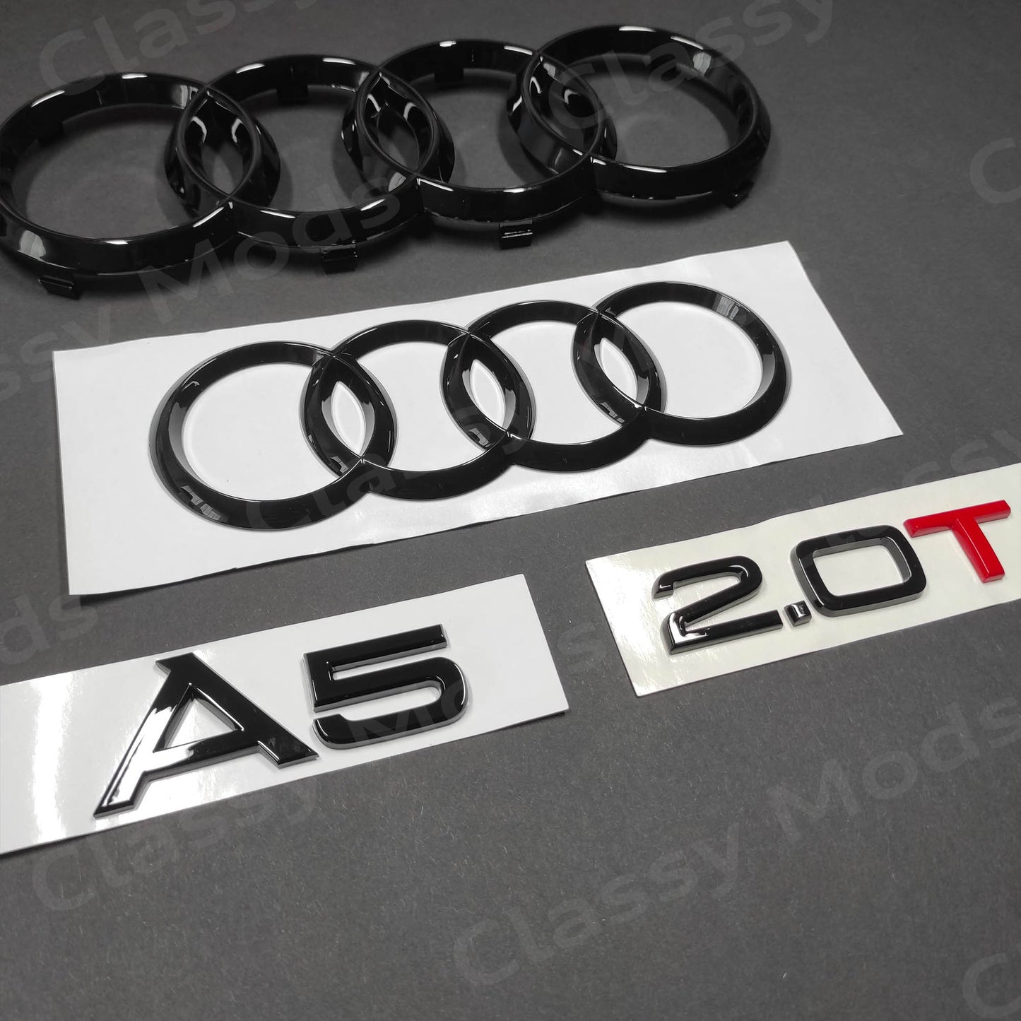 Audi A5 2.0T COUPE Gloss Black Set 2008-2019