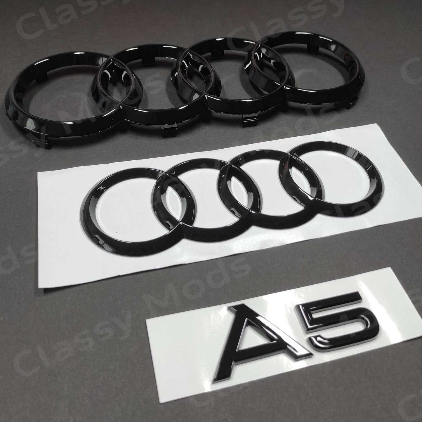 Audi A5 Quattro COUPE Gloss Black Set 2020-2023 Facelift
