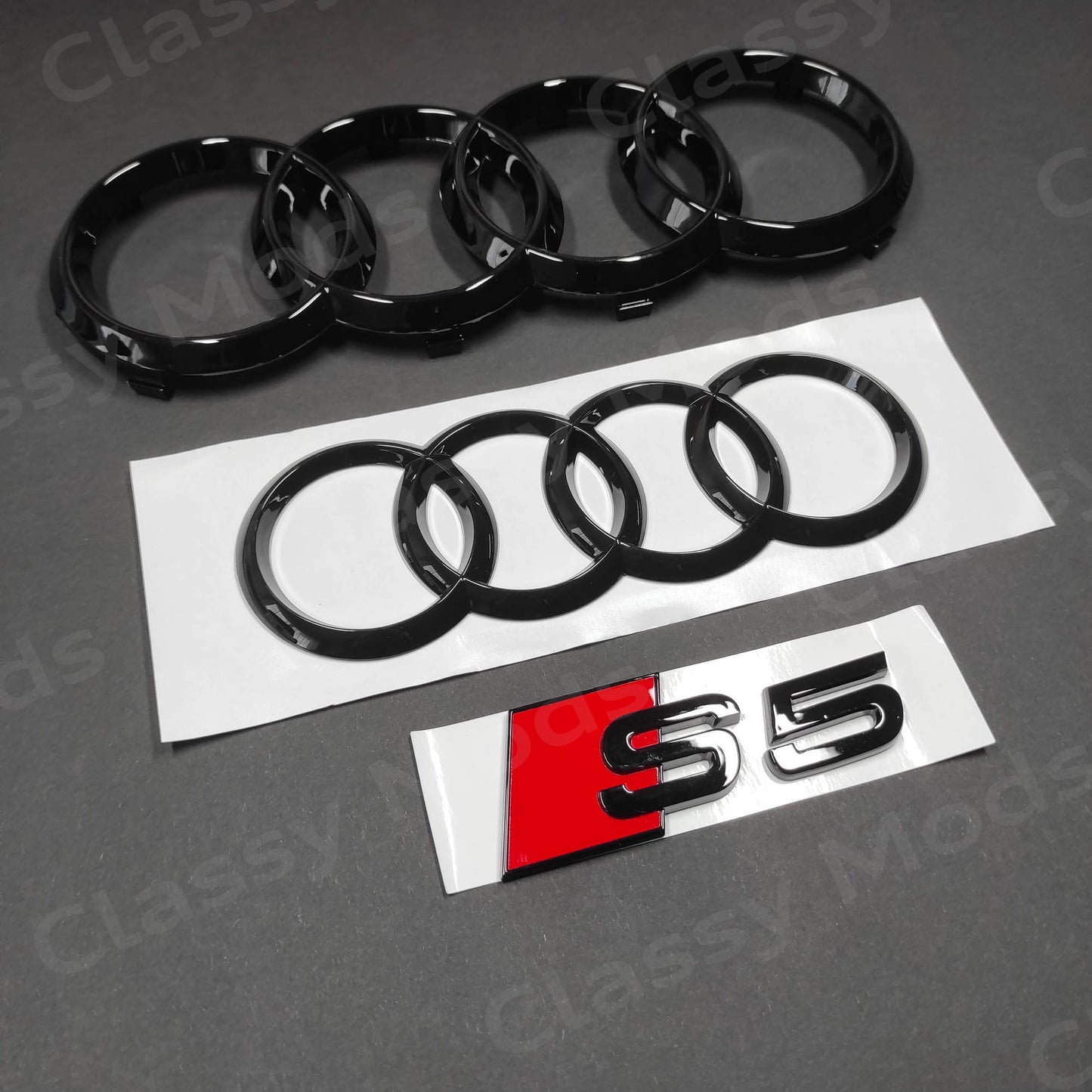 Audi S5 COUPE Gloss Black Set 2008-2019