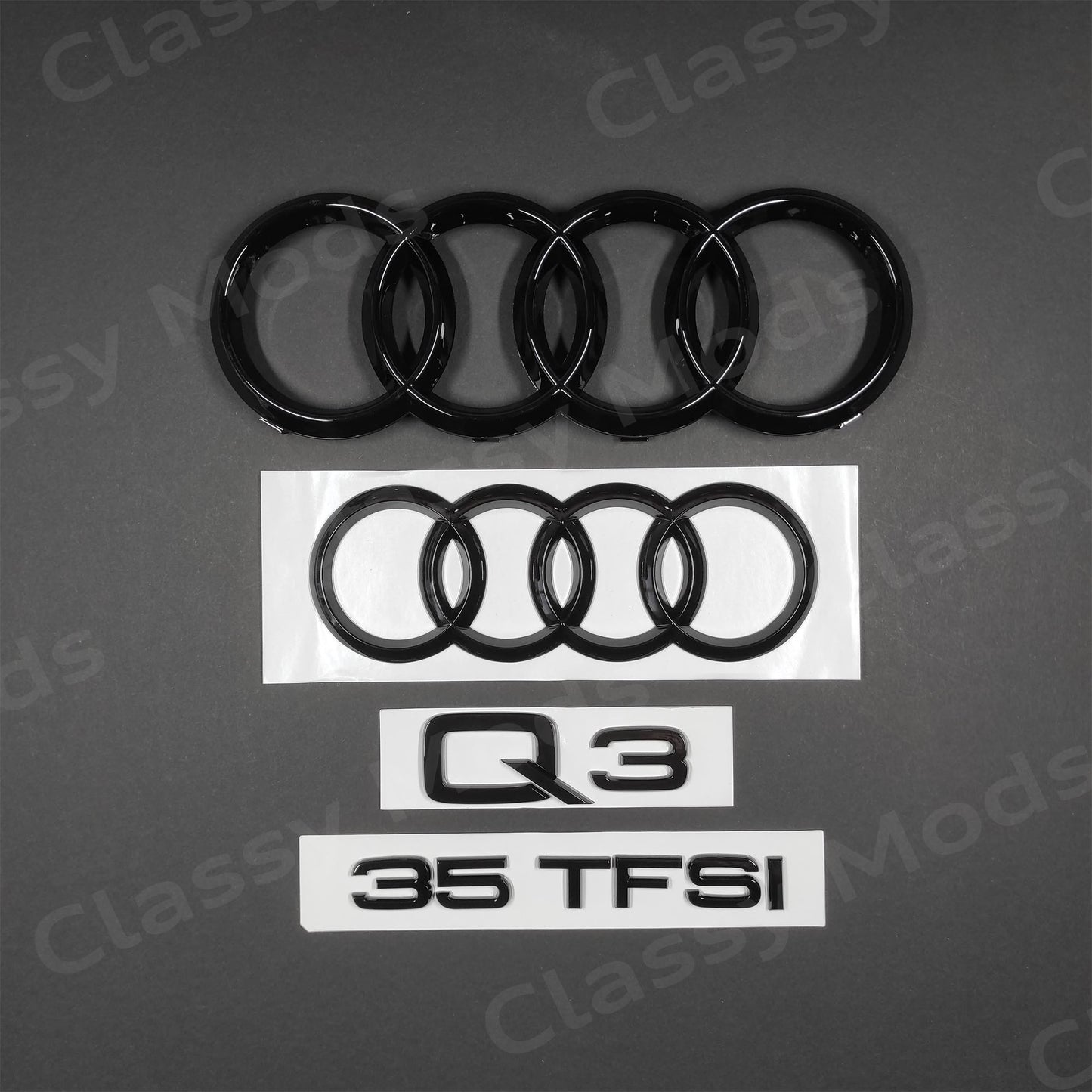 Audi Q3 35TFSI Gloss Black Set 2015-2023