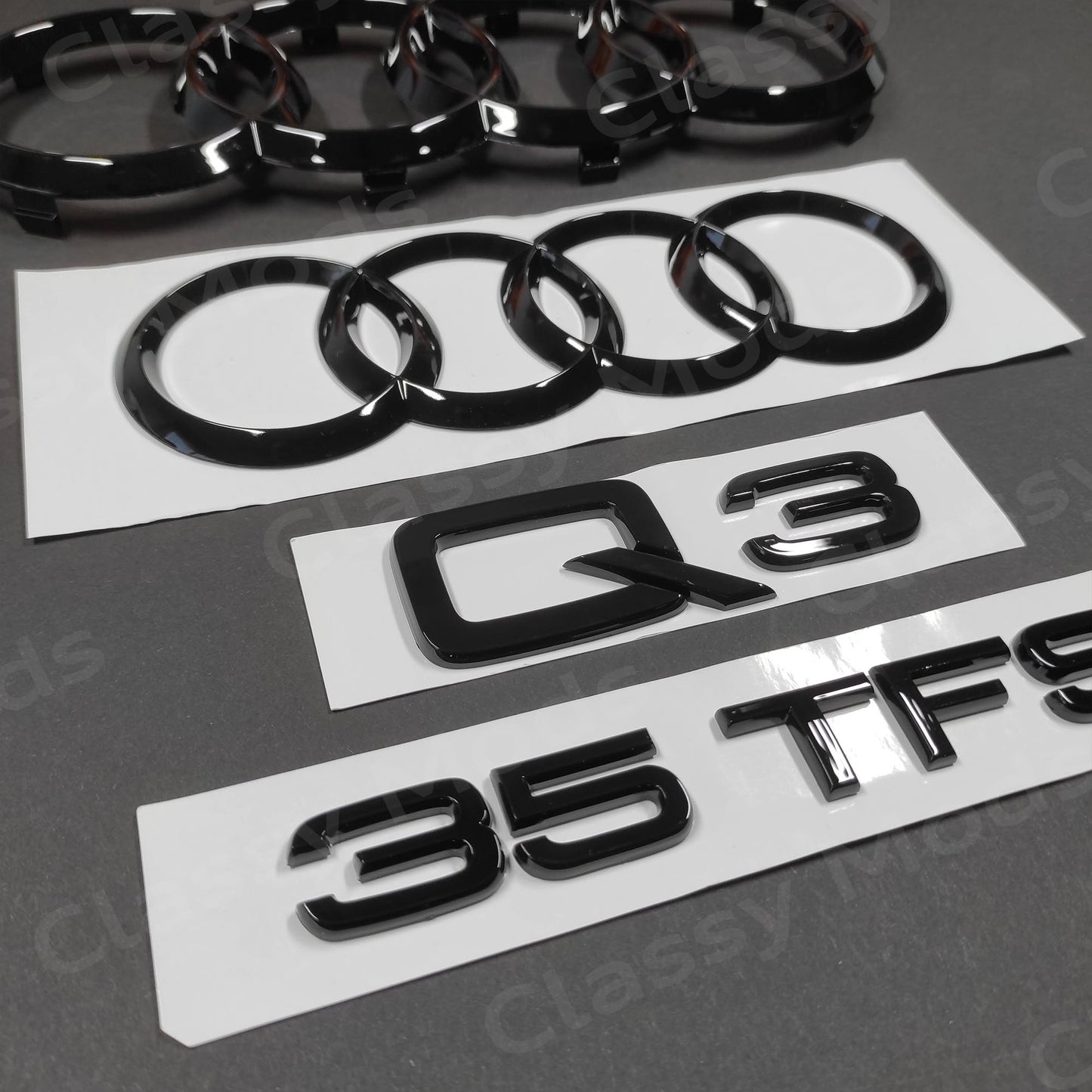 Audi Q3 35TFSI Gloss Black Set 2015-2023