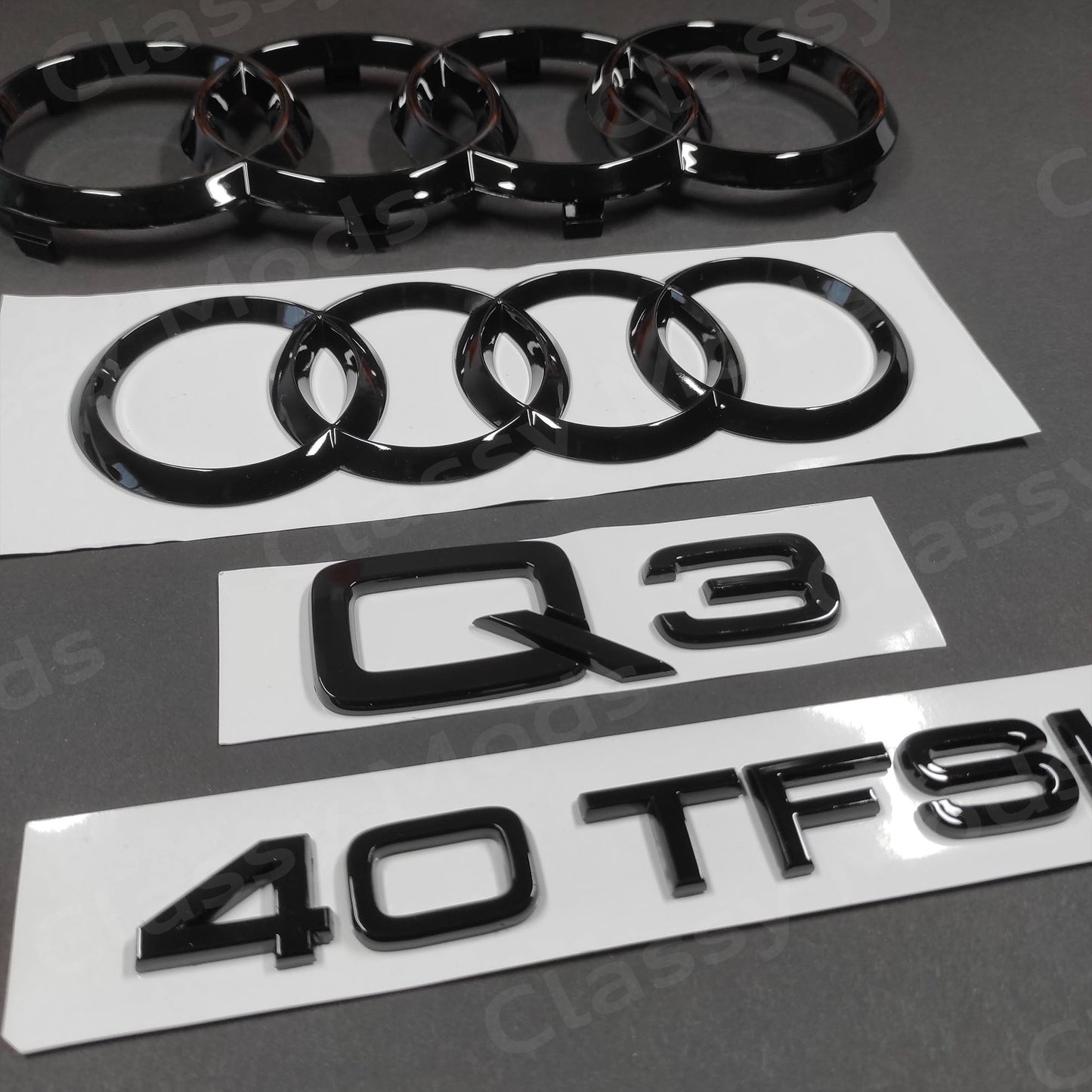 Audi Q3 40TFSI Quattro Gloss Black Set 2015-2023