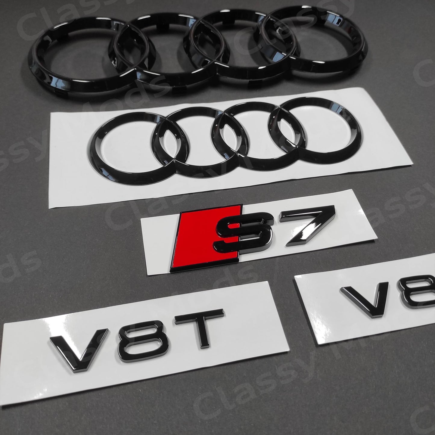 Audi S7 V8T Gloss Black Set 2012-2018
