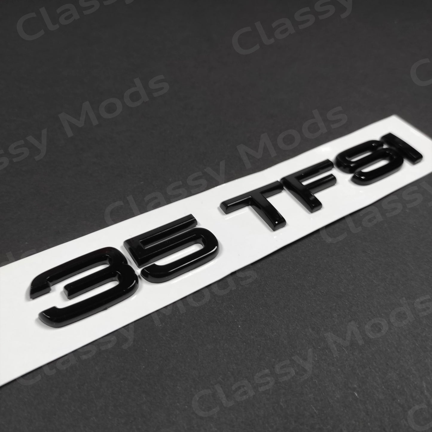 Audi 35TFSI Gloss Black Rear Emblem Badge