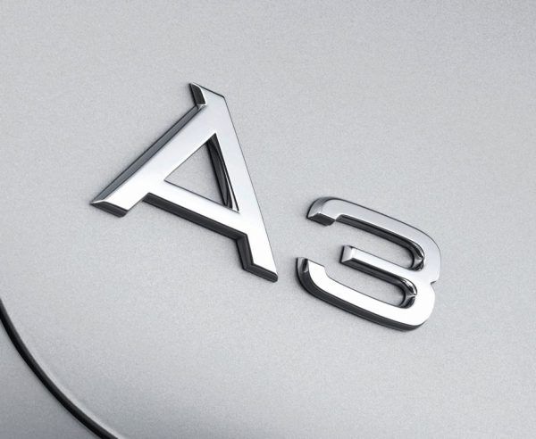 Audi A3 Rear Emblem Badge Chrome