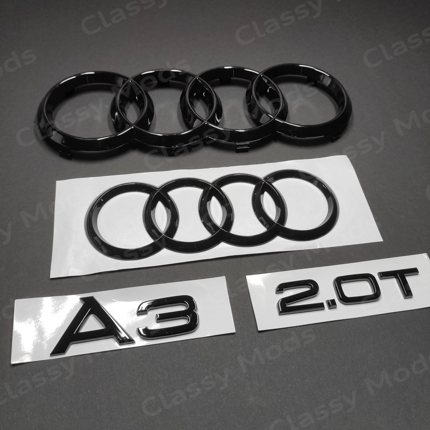 Audi A3 2.0T Gloss Black Set 2012-2020