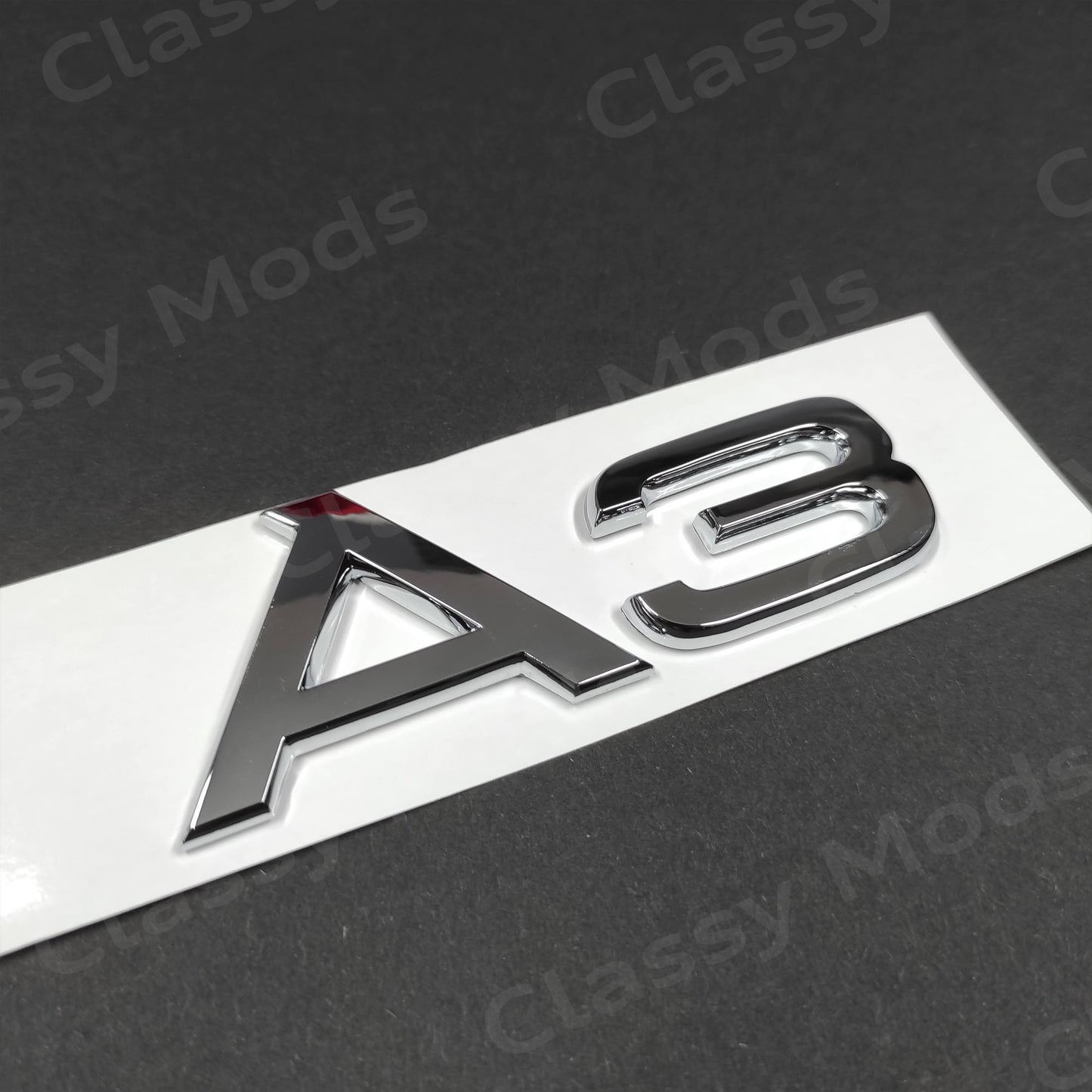 Audi A3 Rear Emblem Badge Chrome