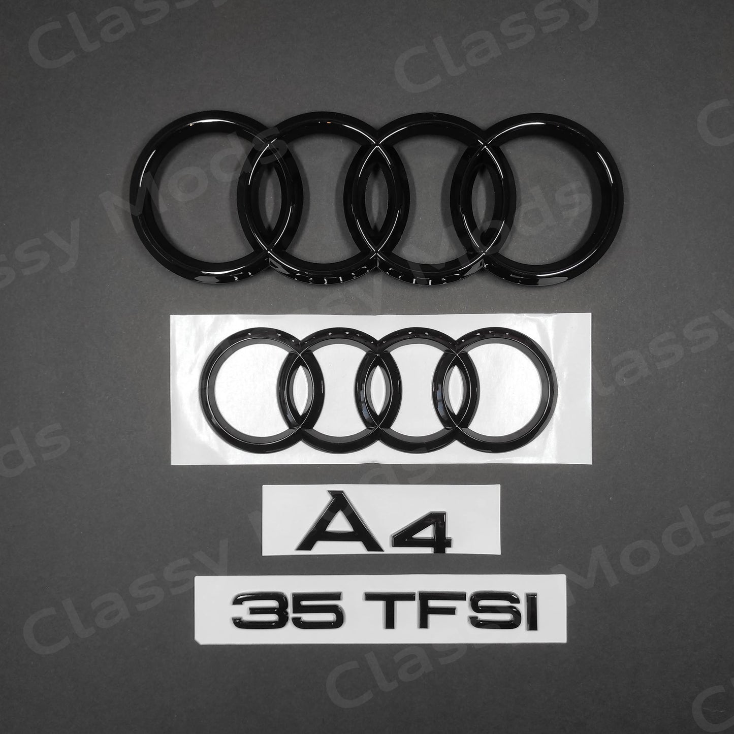 Audi A4 35TFSI B9.5 Facelift Gloss Black Set 2020-2023
