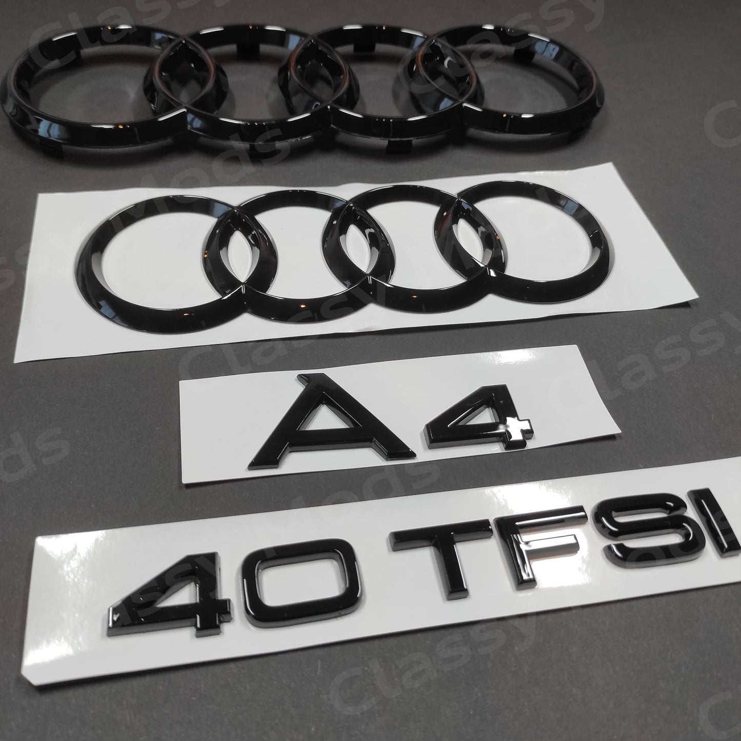Audi A4 40TFSI B9.5 Facelift Gloss Black Set 2020-2023