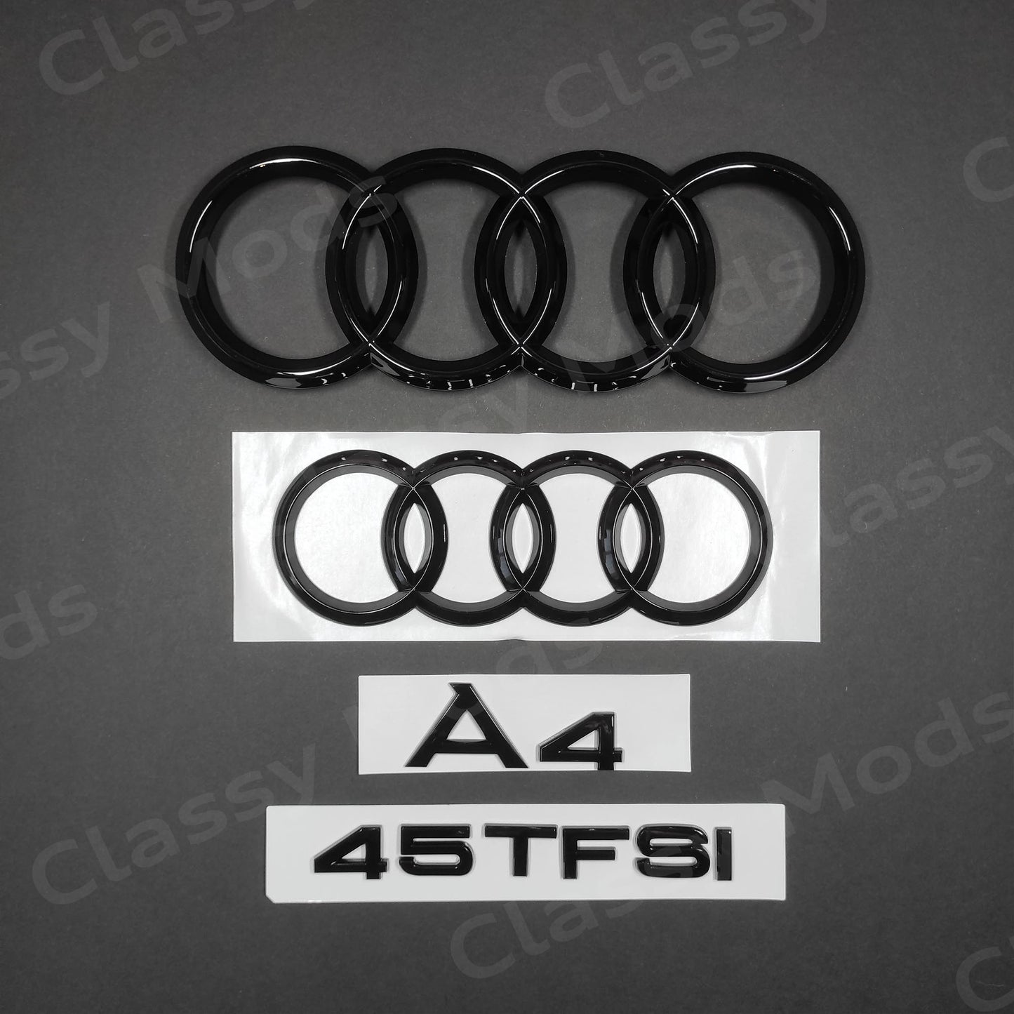 Audi A4 45TFSI Quattro B9.5 Facelift Gloss Black Set 2020-2023