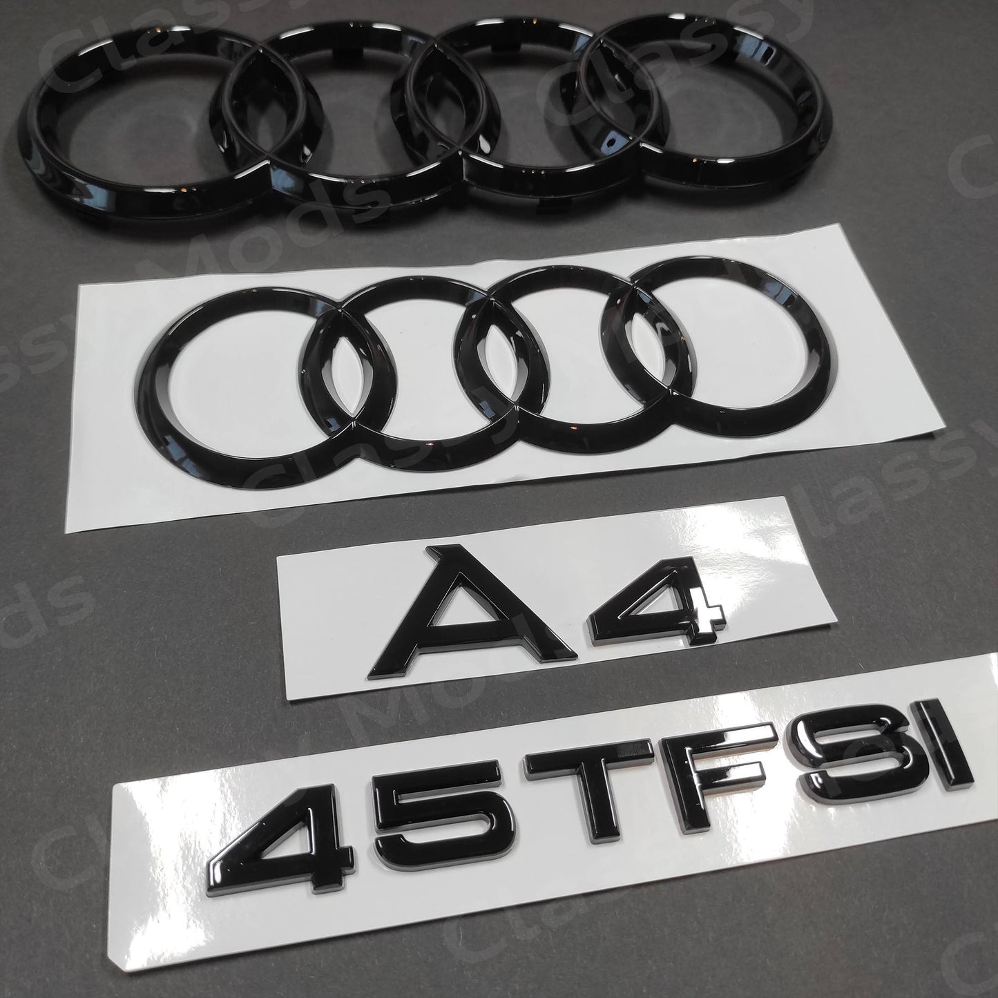 Audi A4 45TFSI Quattro B9.5 Facelift Gloss Black Set 2020-2023