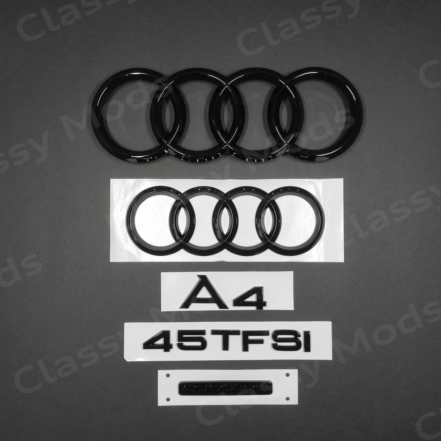 Audi A4 45TFSI Quattro B9.5 Facelift Gloss Black Set 2020-2023