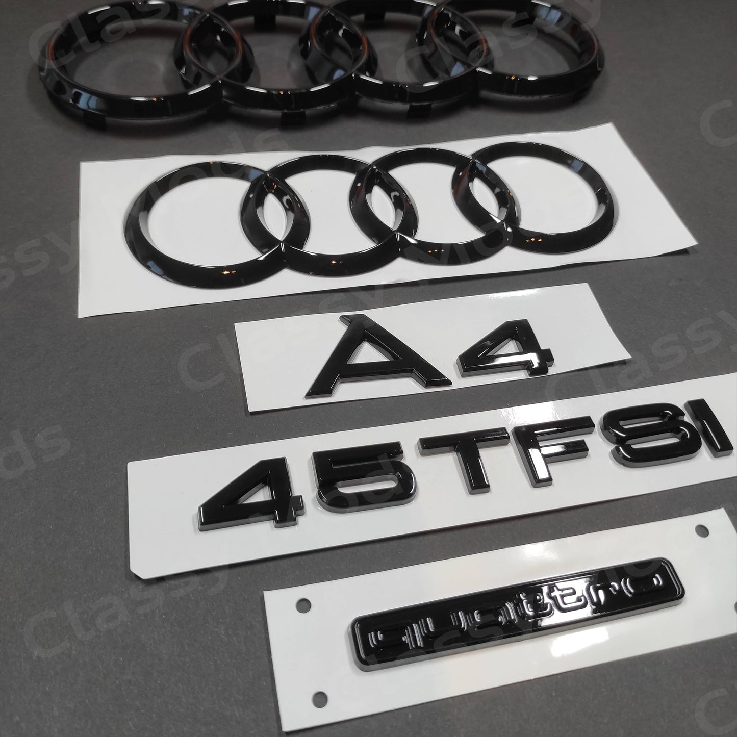 Audi A4 45TFSI Quattro B9.5 Facelift Gloss Black Set 2020-2023