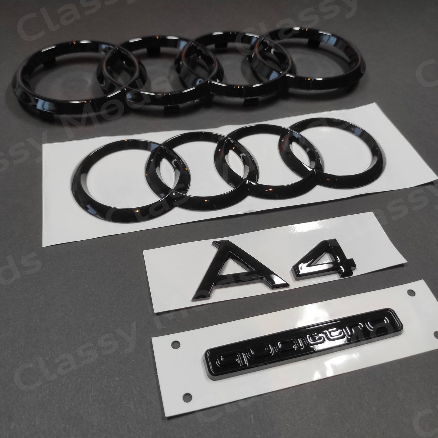 Audi A4 B9.5 Facelift Gloss Black Set 2020-2023
