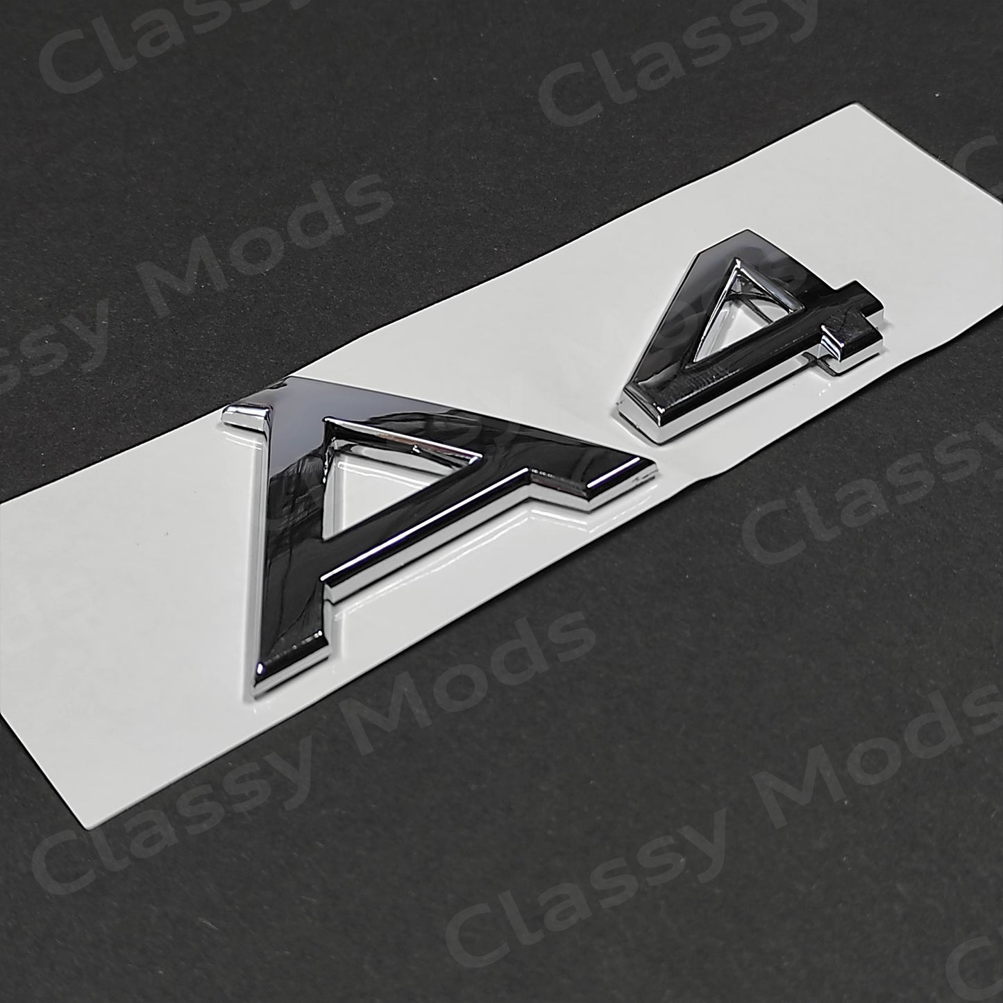 Audi A4 Rear Emblem Badge Chrome