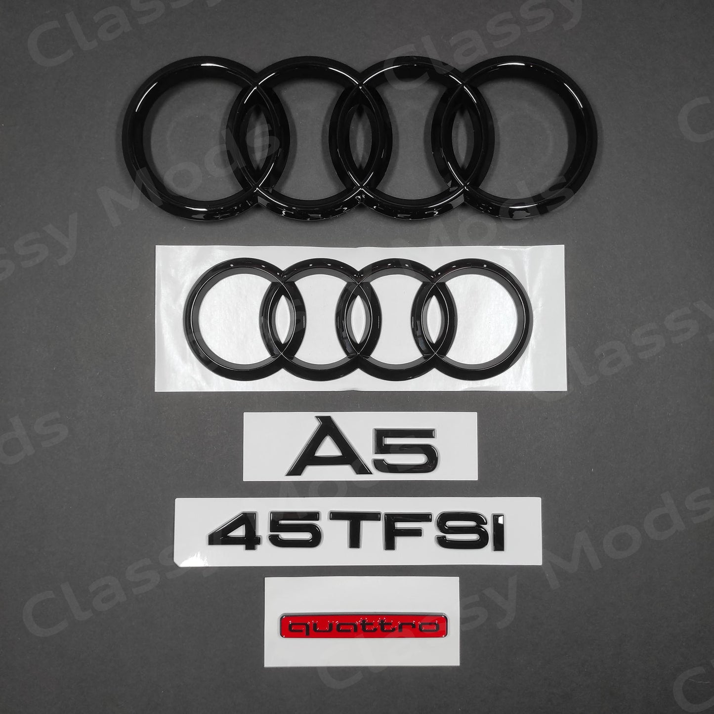 Audi A5 45TFSI Quattro COUPE Gloss Black Set 2018-2023