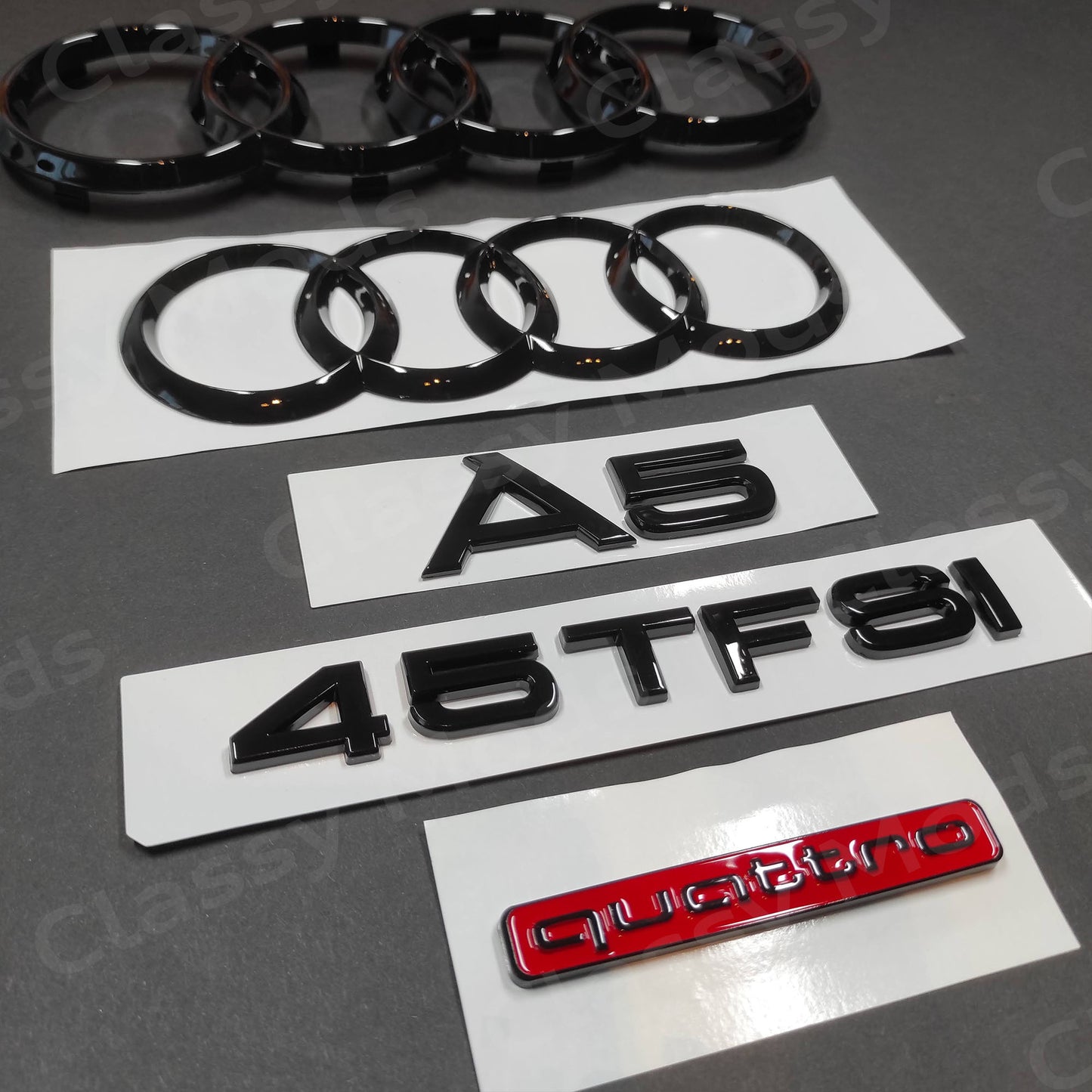 Audi A5 45TFSI Quattro COUPE Gloss Black Set 2018-2023