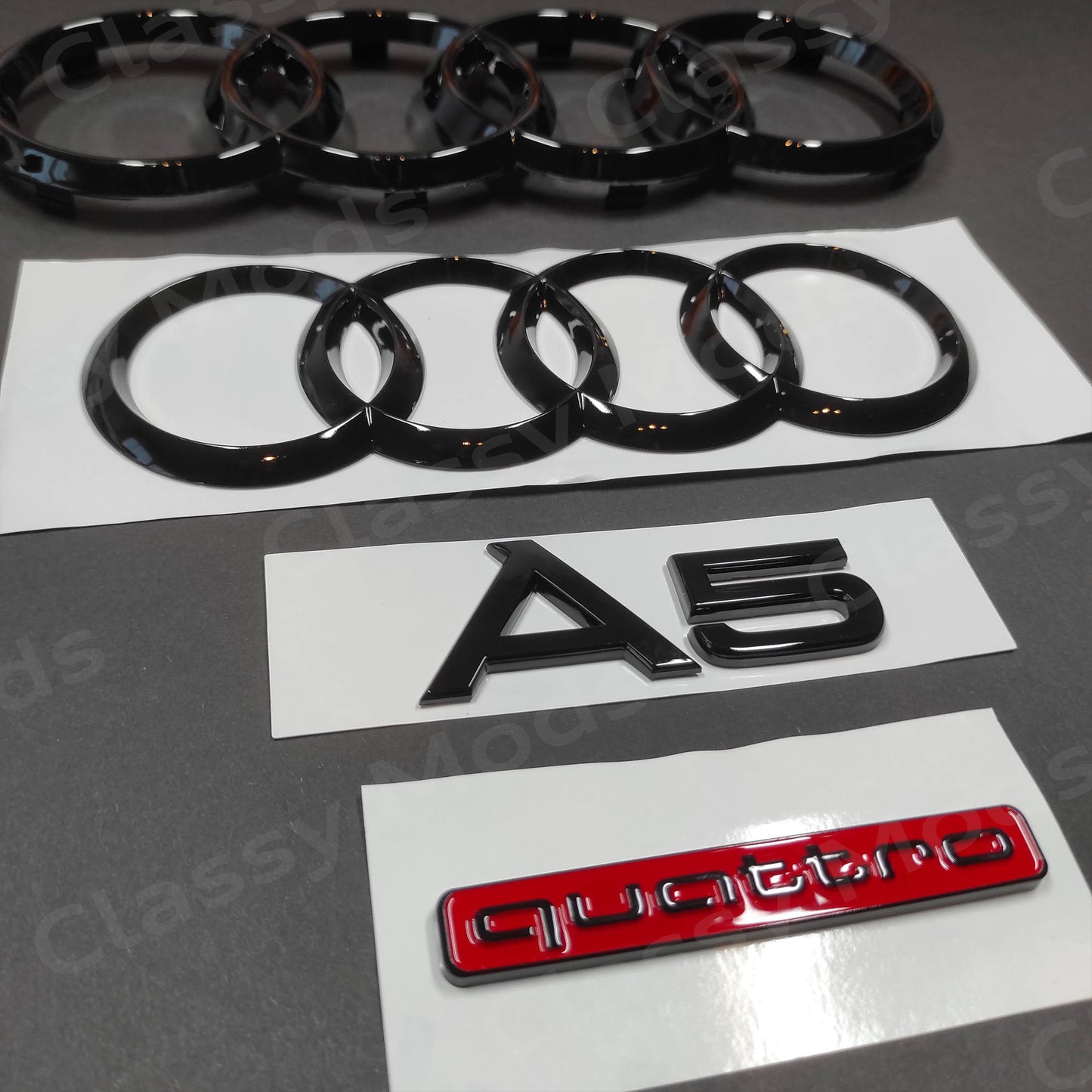 Audi A5 Quattro COUPE Gloss Black Set 2008-2019