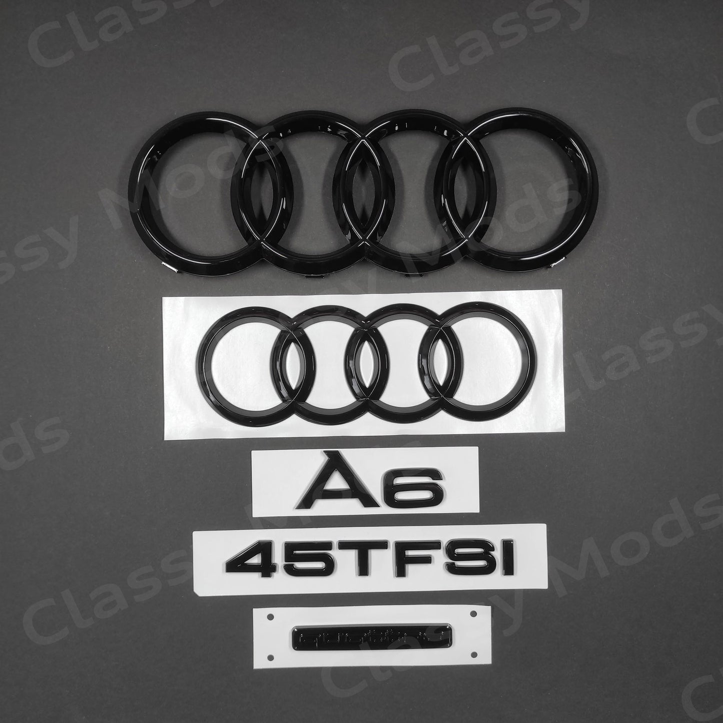 Audi A6 C8 45TFSI Quattro Gloss Black Set 2019-2023