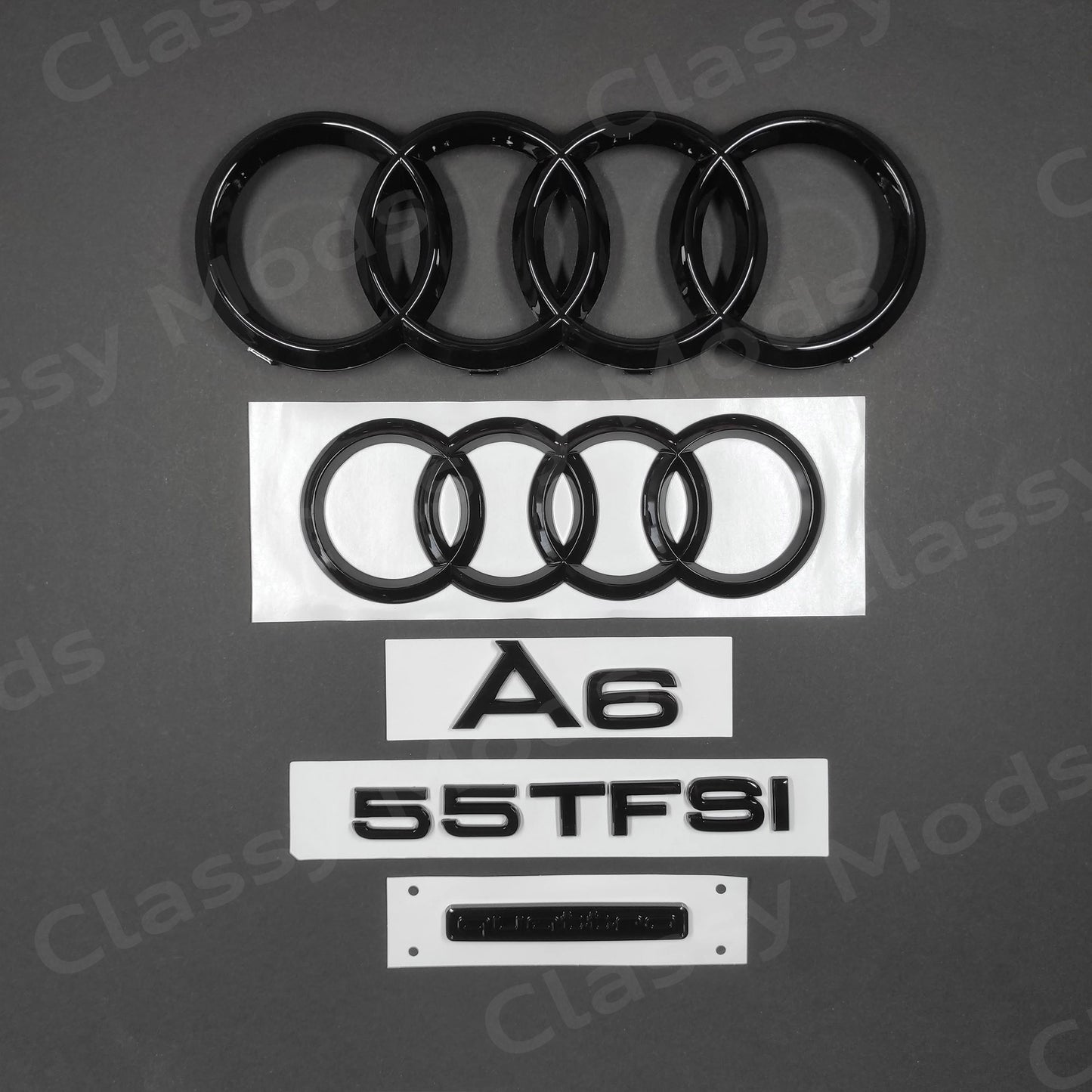 Audi A6 C8 55TFSI Quattro Gloss Black Set 2019-2023