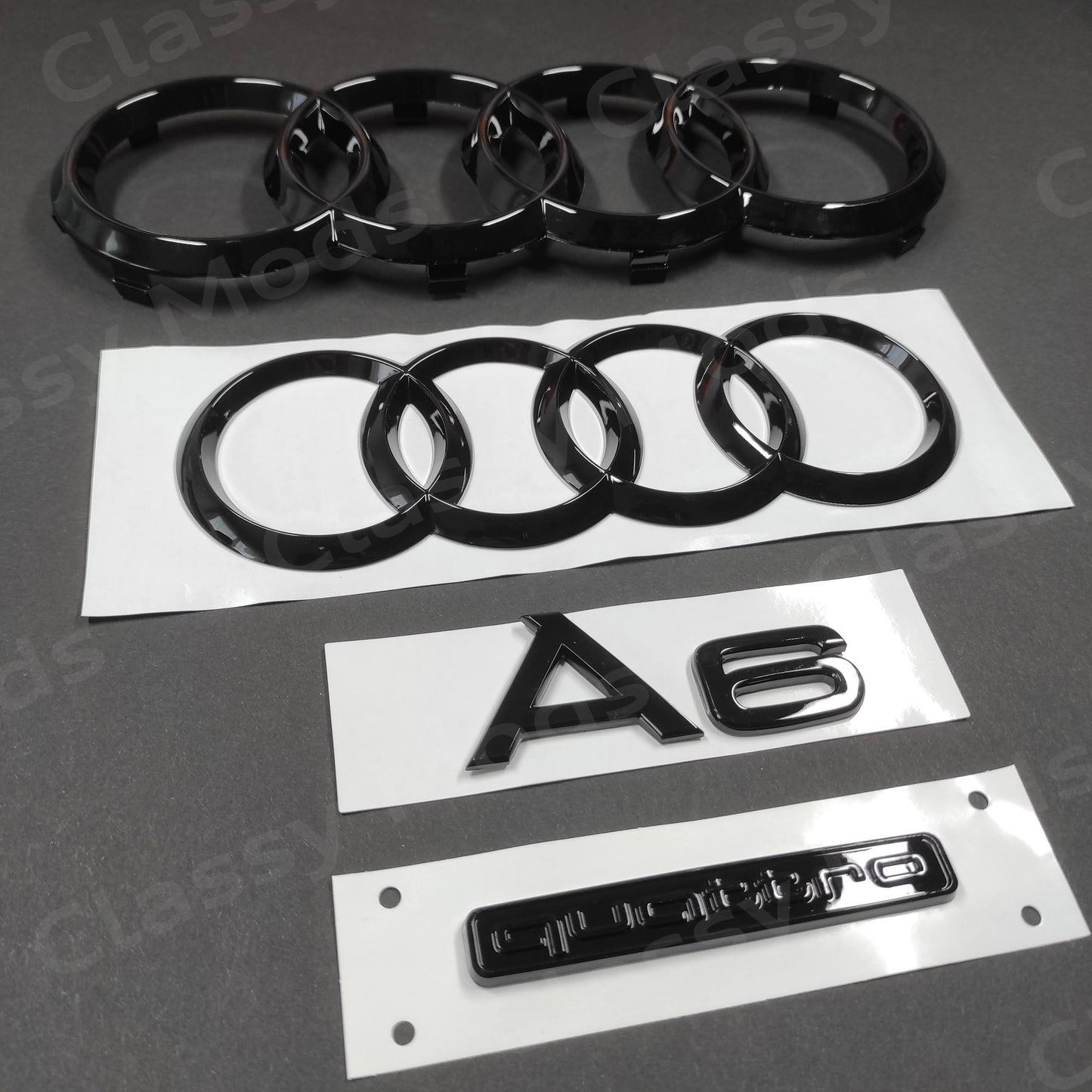 Audi A6 Quattro Gloss Black Set 2012-2023