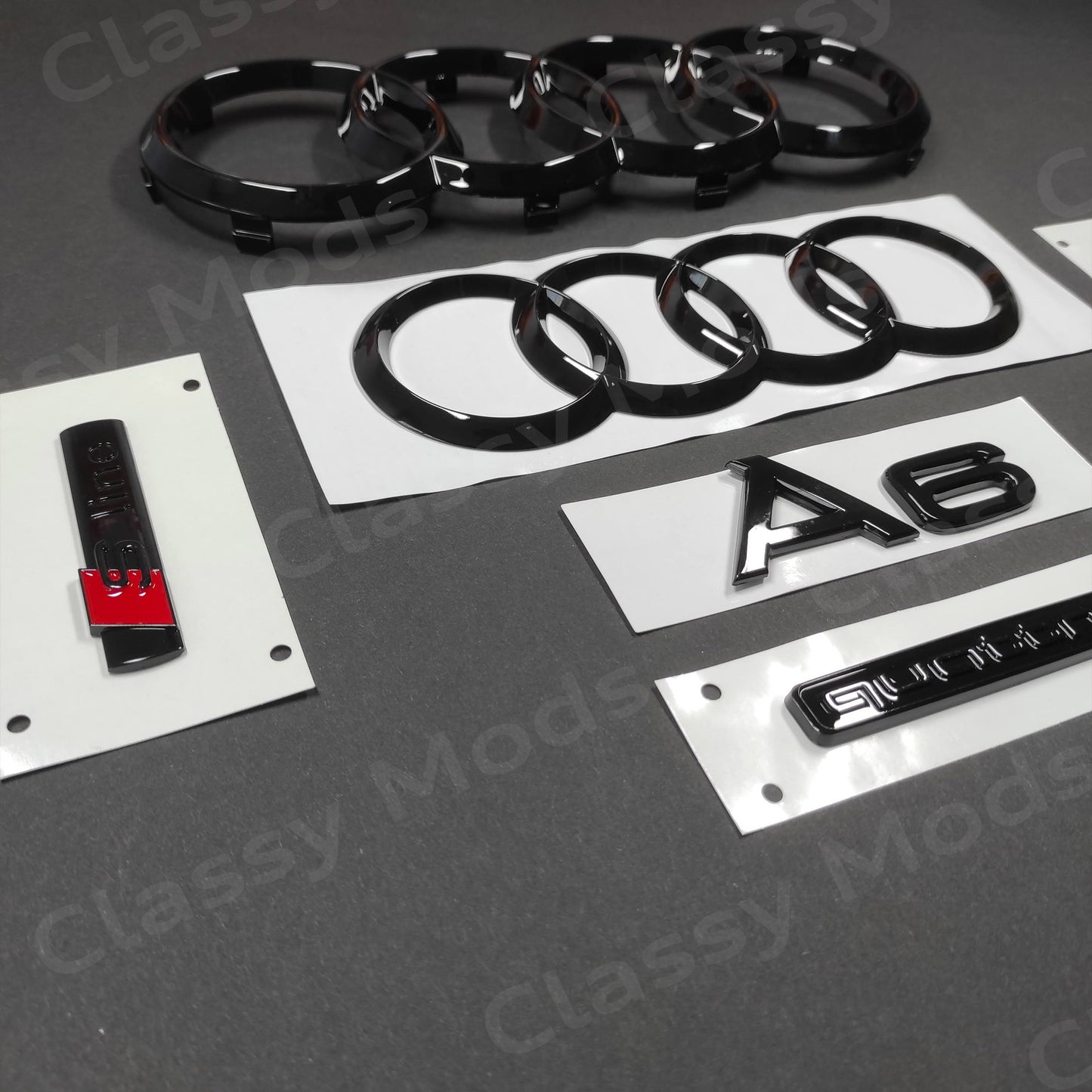 Audi A6 Quattro S-Line Gloss Black Set 2012-2023