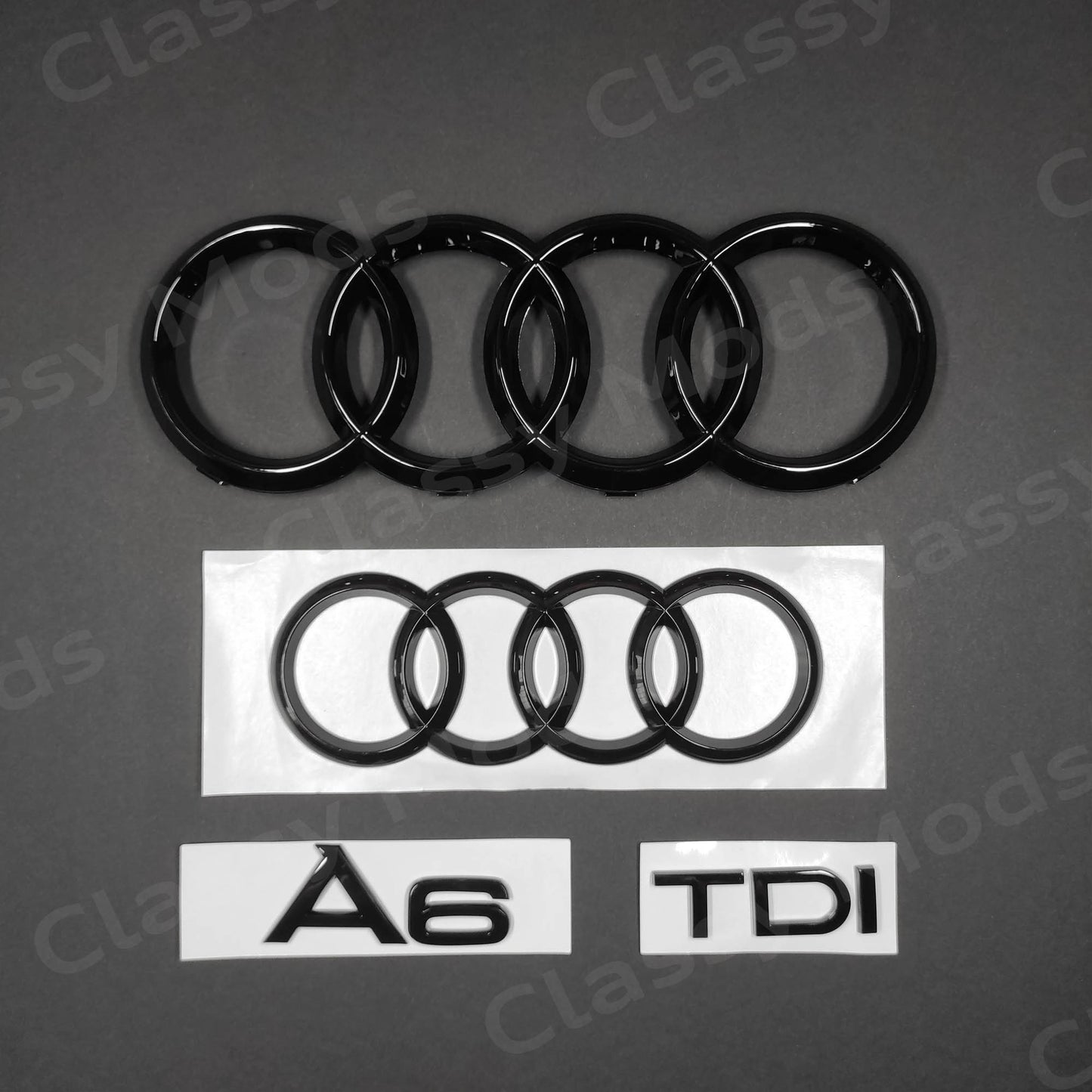 Audi A6 TDI Gloss Black Set 2012-2018