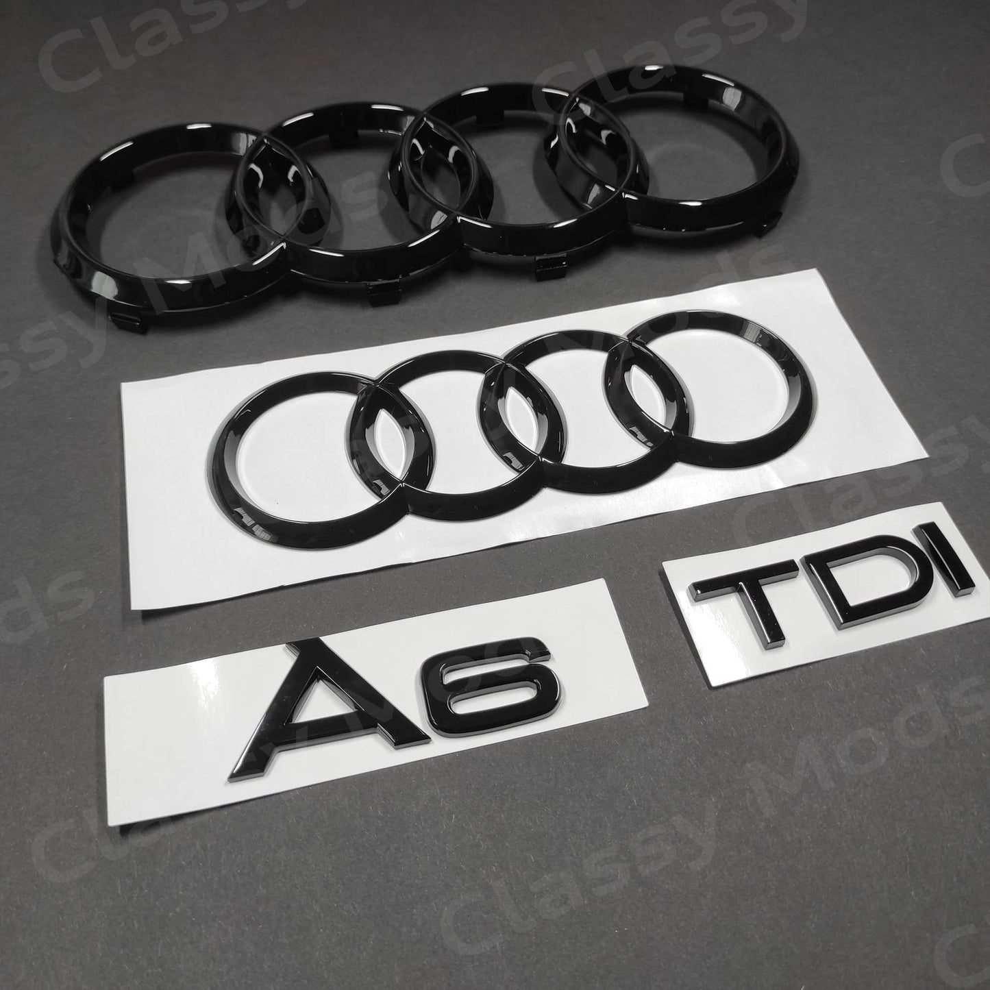 Audi A6 TDI Gloss Black Set 2012-2018