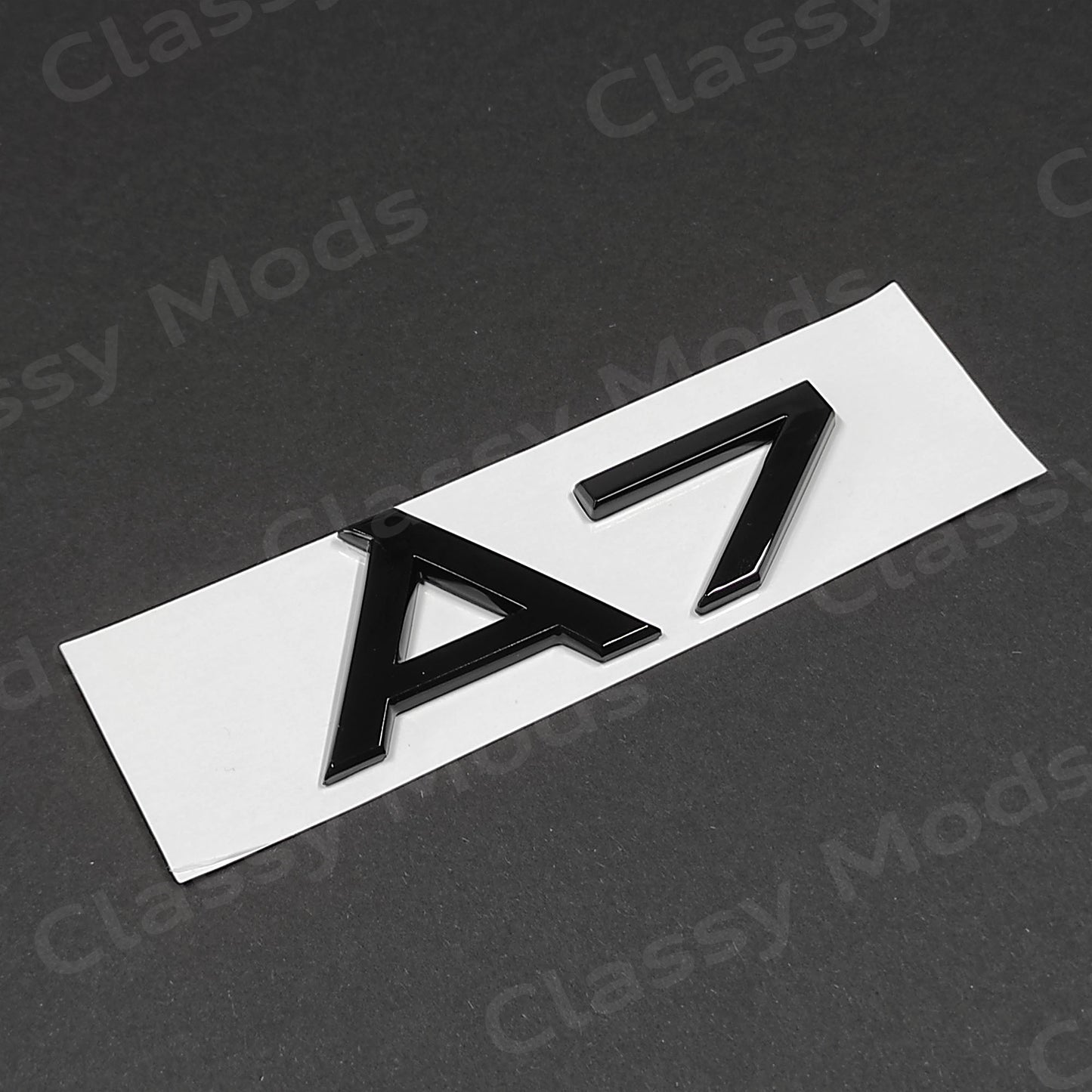 Audi A7 Gloss Black Rear Emblem Badge