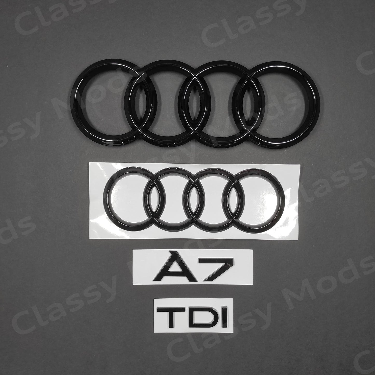 Audi A7 TDI Gloss Black Set 2012-2018