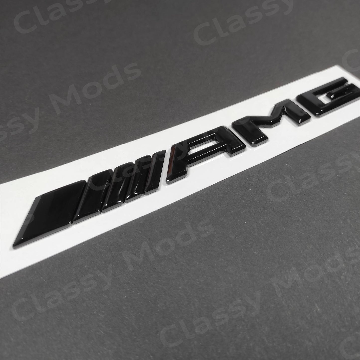 AMG Gloss Black Rear Emblem Badge