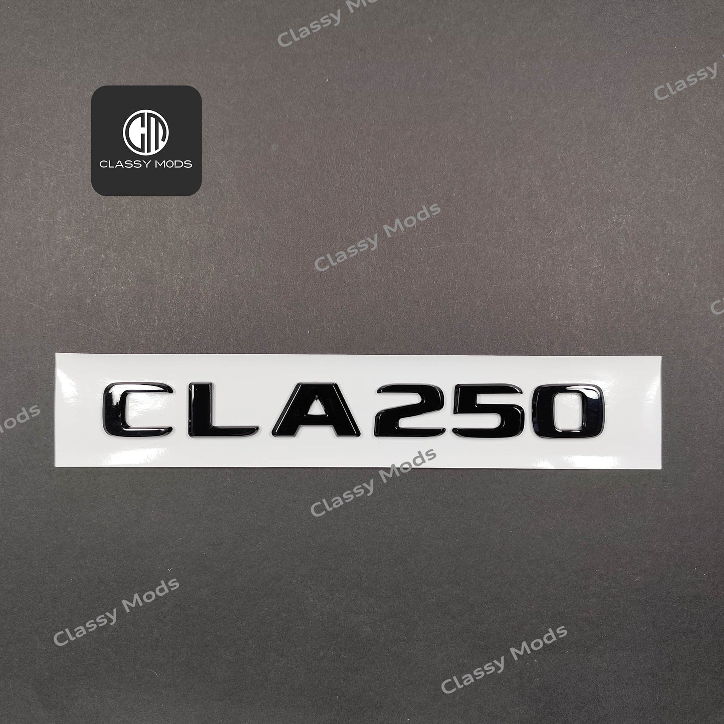 CLA250 Gloss Black Rear Tailgate Emblem Badge