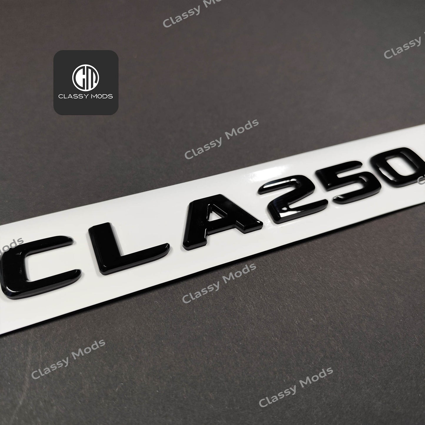CLA250 Gloss Black Rear Tailgate Emblem Badge