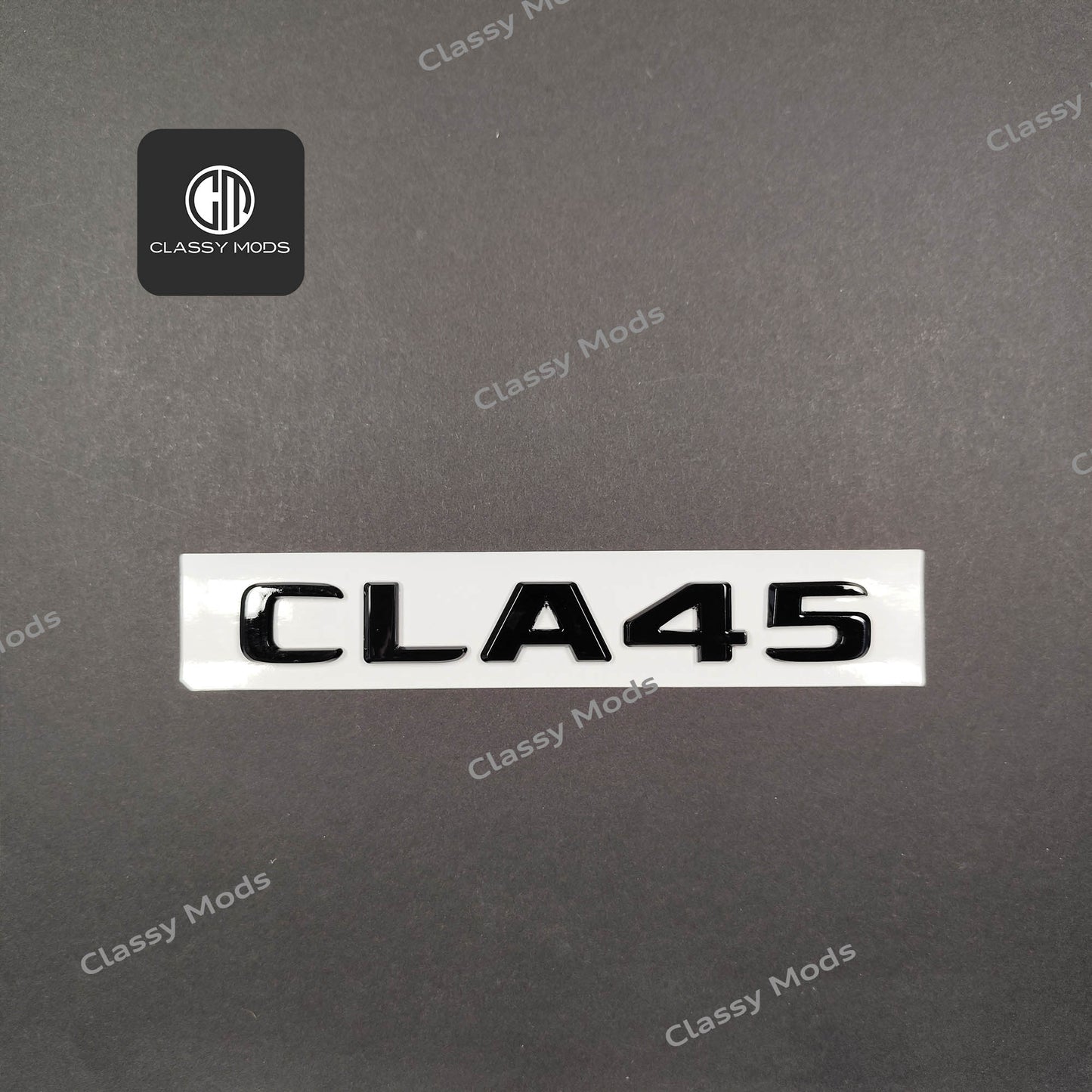 CLA45 Gloss Black Rear Tailgate Emblem Badge