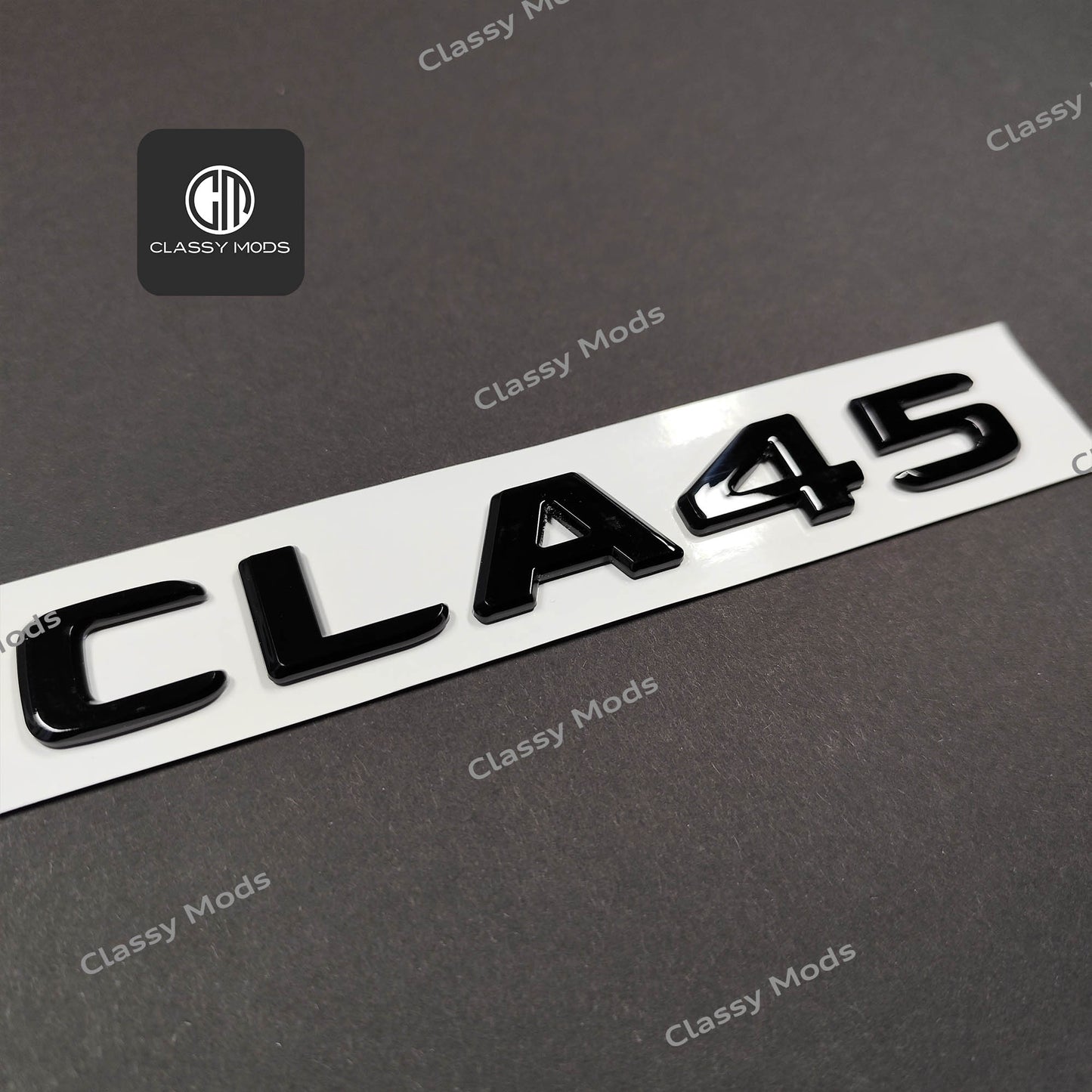 CLA45 Gloss Black Rear Tailgate Emblem Badge