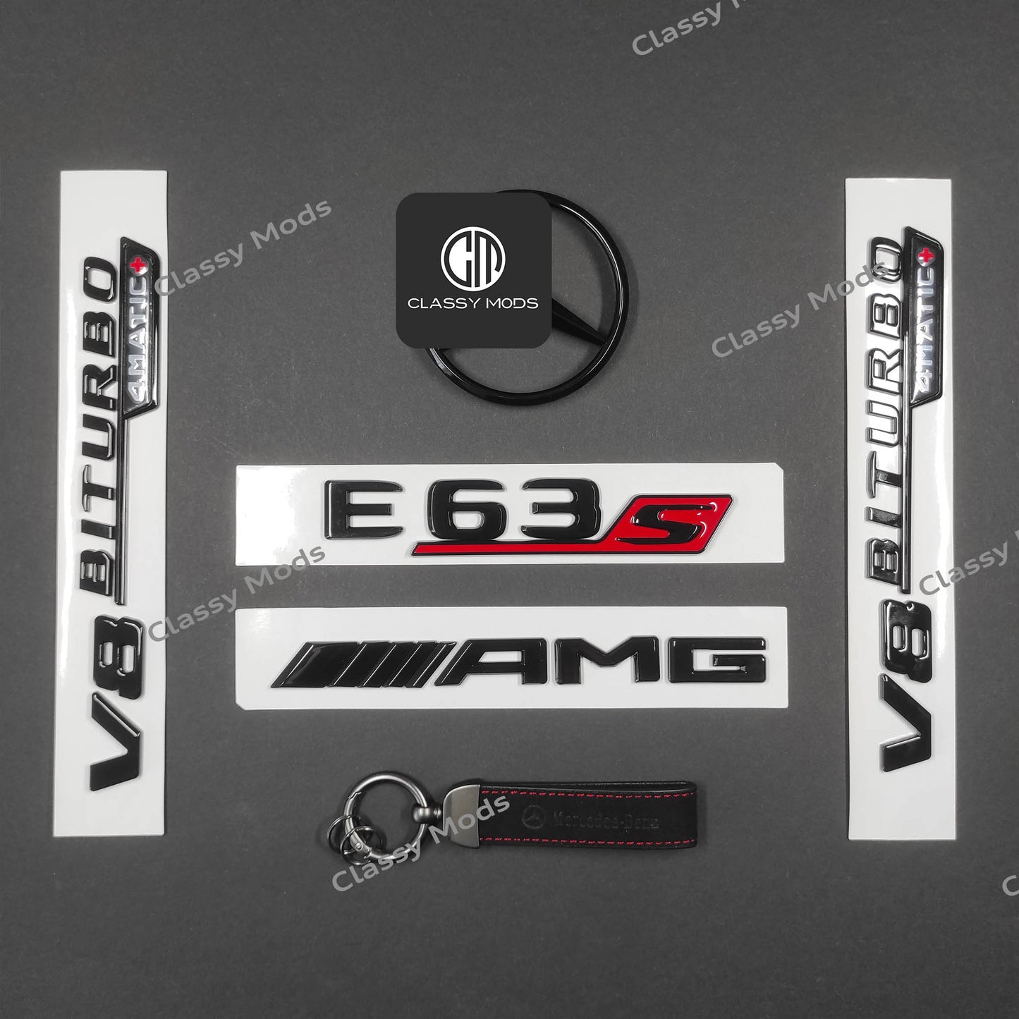 Mercedes-Benz E63s AMG Set Gloss Black W213 Sedan