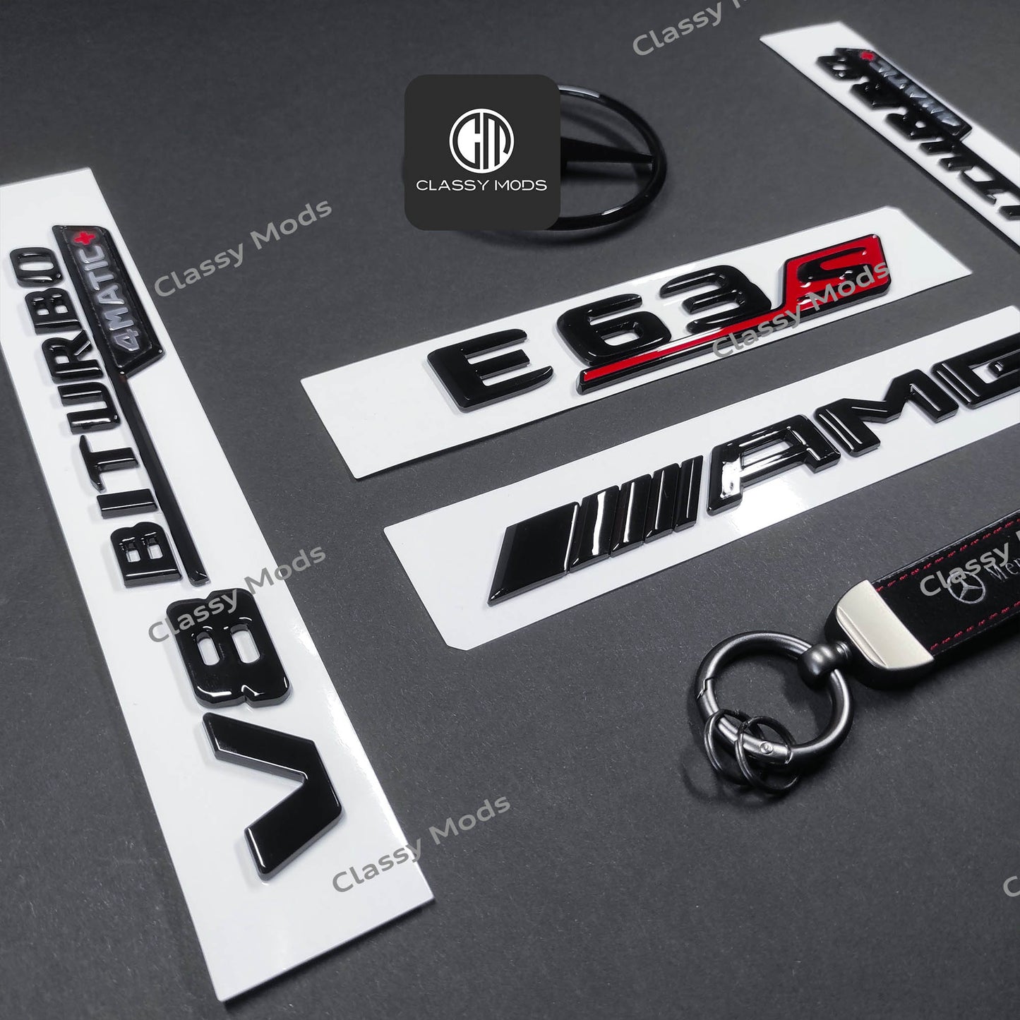 Mercedes-Benz E63s AMG Set Gloss Black W213 Sedan