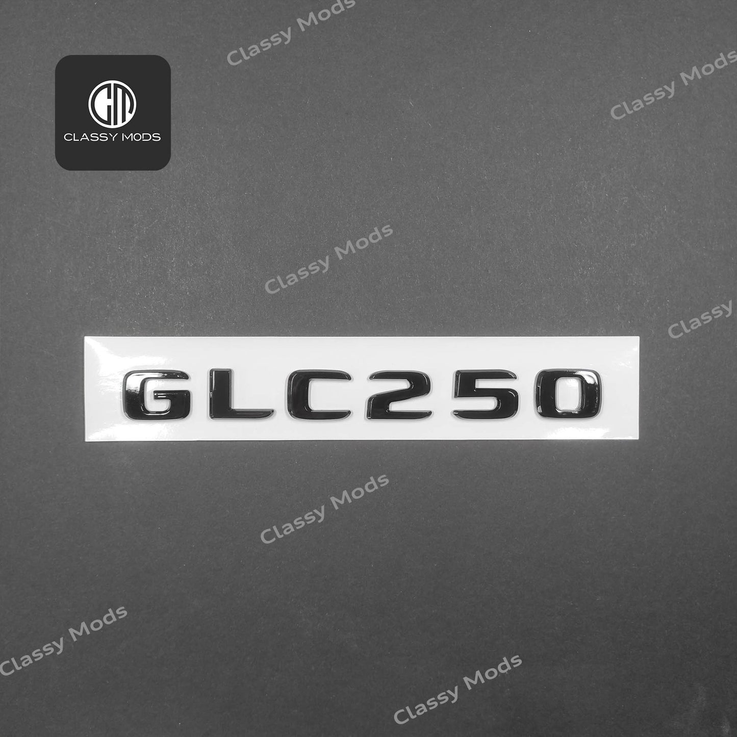 GLC250 Gloss Black Rear Tailgate Emblem Badge