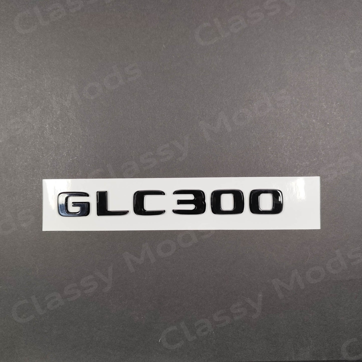 GLC300 Gloss Black Rear Tailgate Emblem Badge
