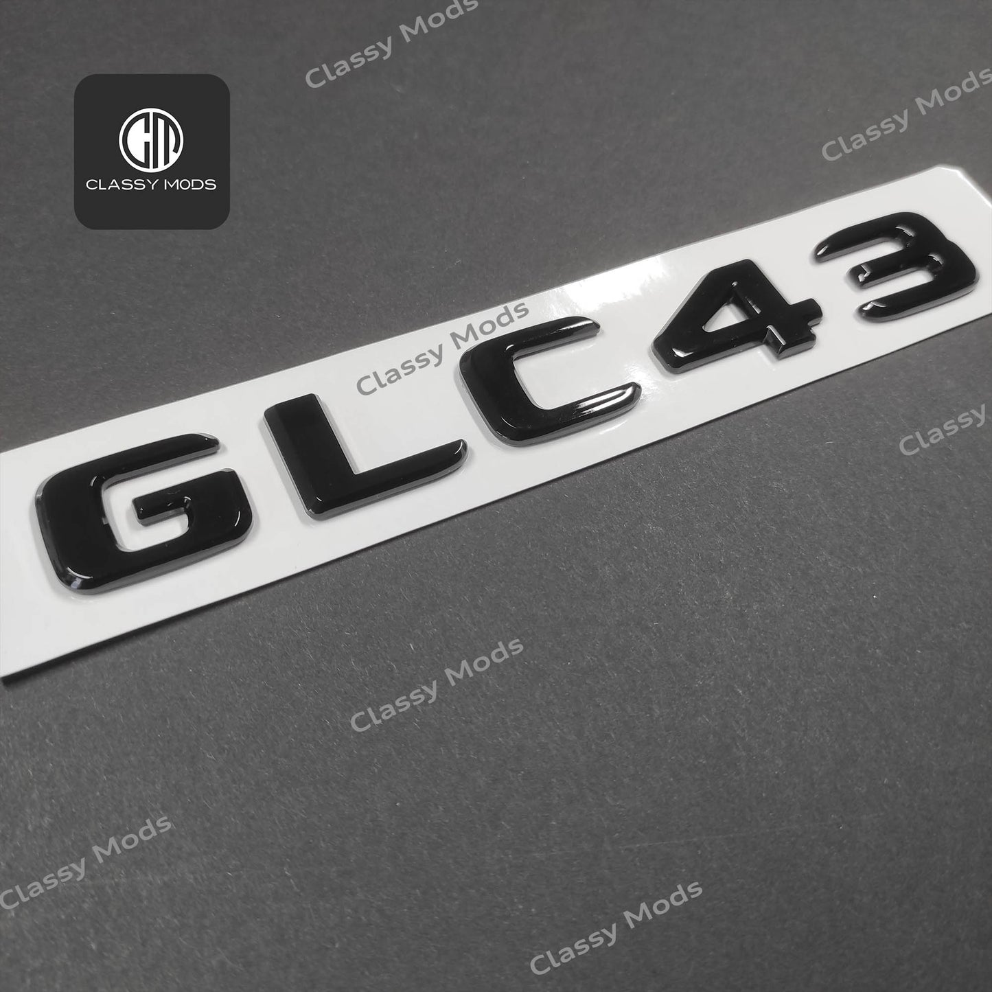 GLC43 Gloss Black Rear Tailgate Emblem Badge