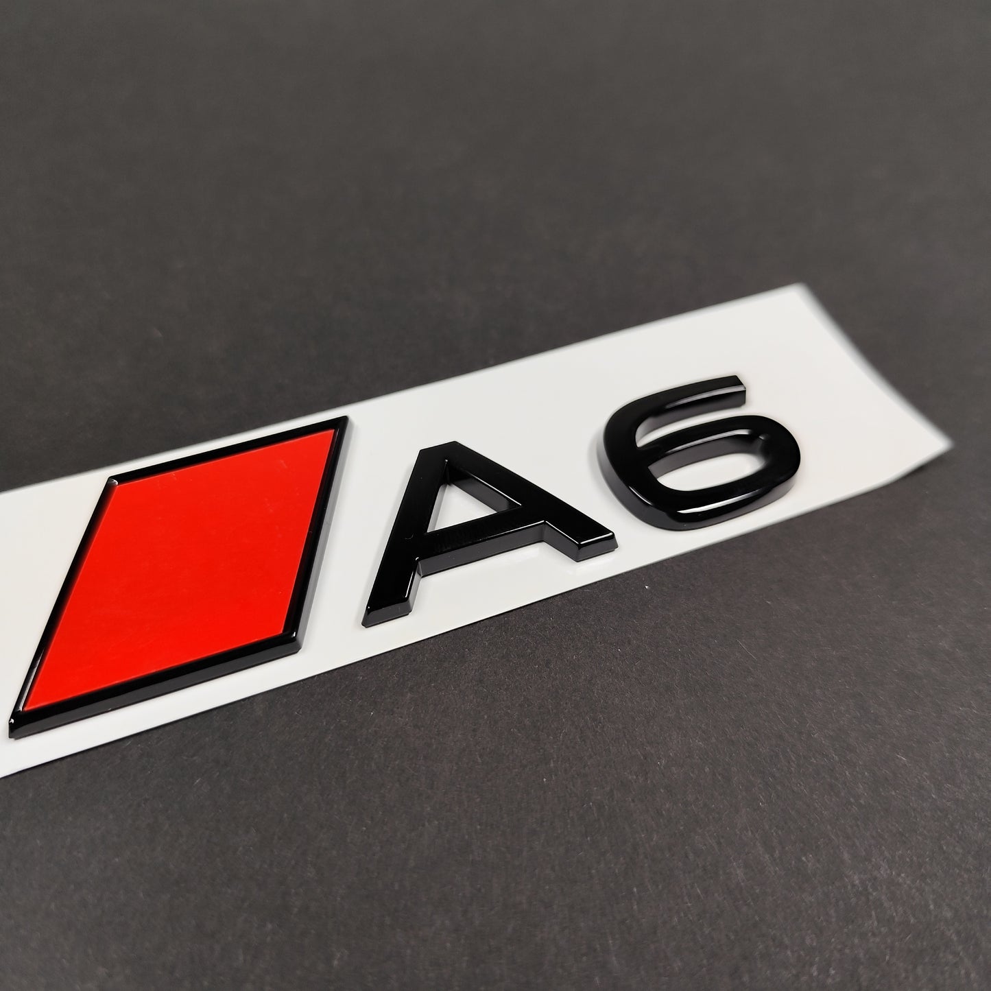 Audi A6 2025+ Gloss Black Rear Emblem Badge