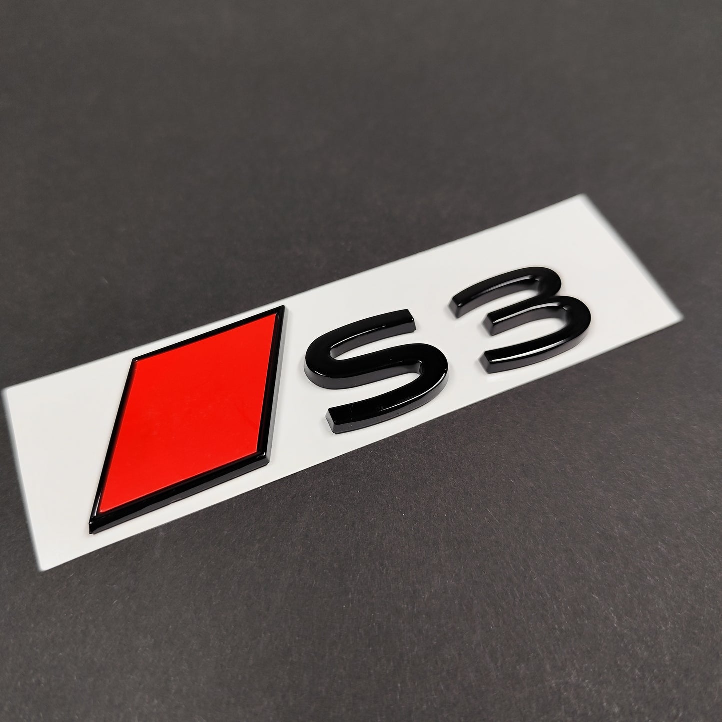 Audi S3 2025+ Gloss Black Rear Emblem Badge