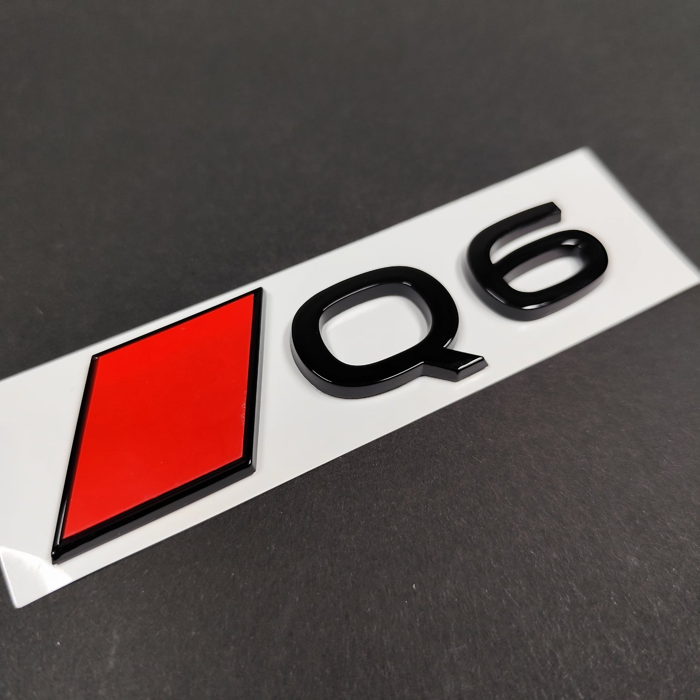 Audi Q6 2025+ Gloss Black Rear Emblem Badge