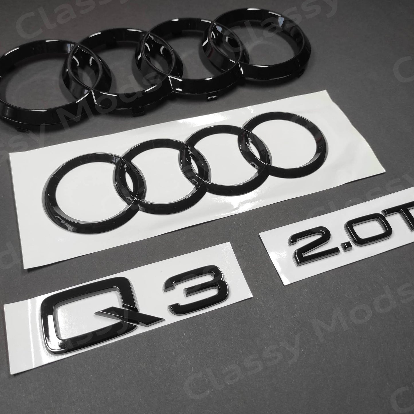 Audi Q3 2.0T Gloss Black Set 2015-2023
